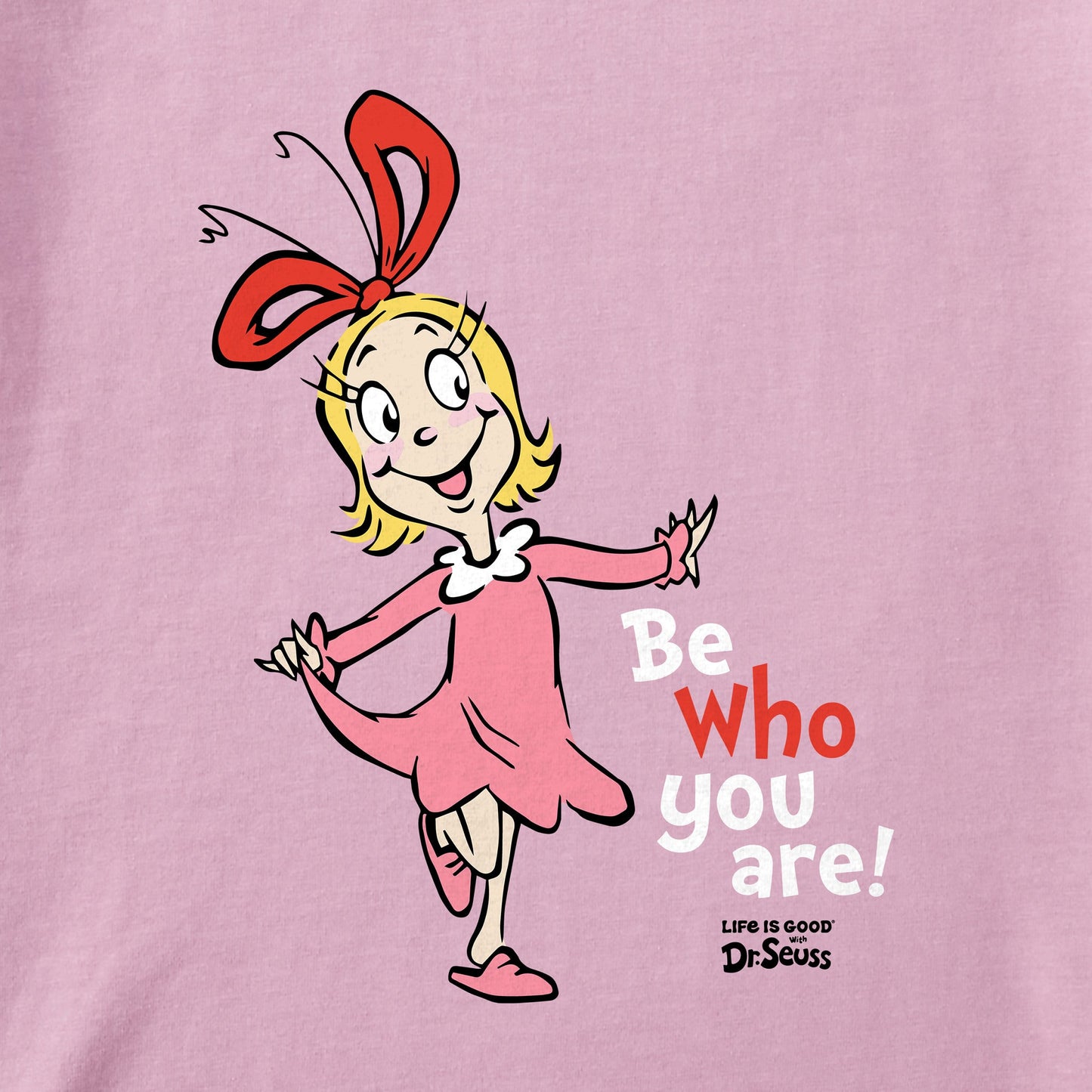 Kids Be Who You Are Cindy Lou Long Sleeve Crusher Tee