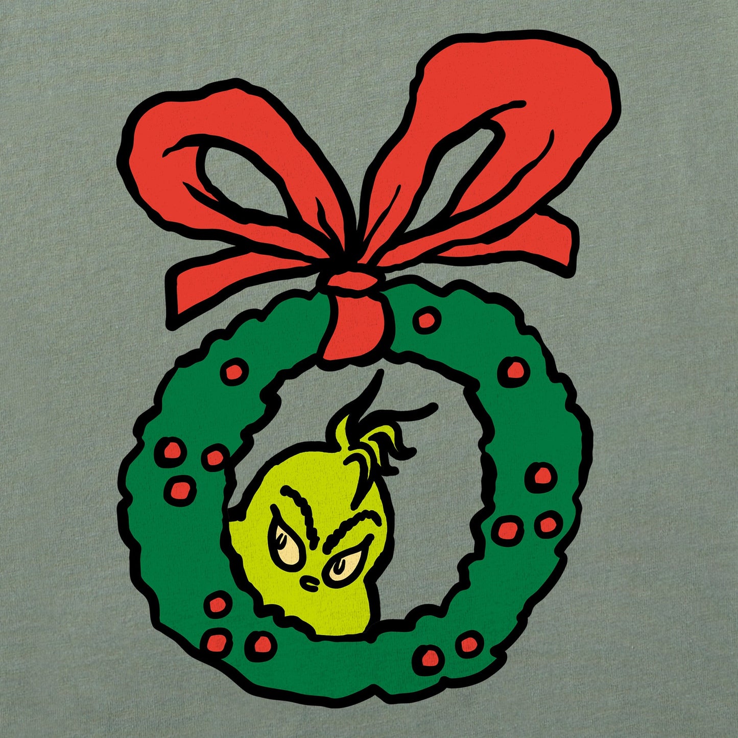 Men's Grinch Sneak Peek Simply True Fleece Hoodie