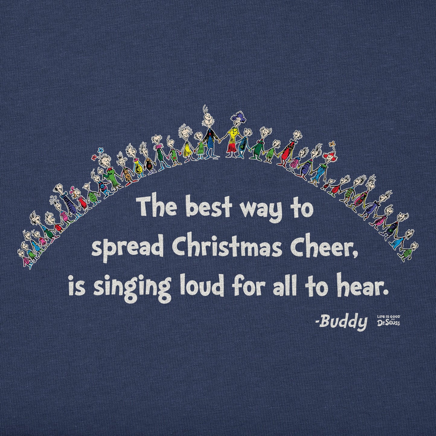 Men's Christmas Cheer Grinch Simply True Fleece Crew