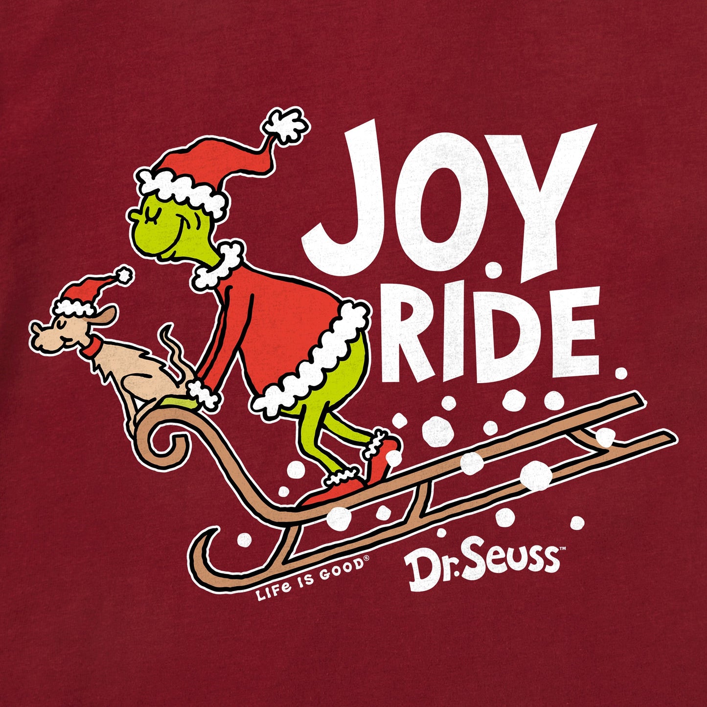 Men's Joy Ride Grinch Long Sleeve Crusher Tee