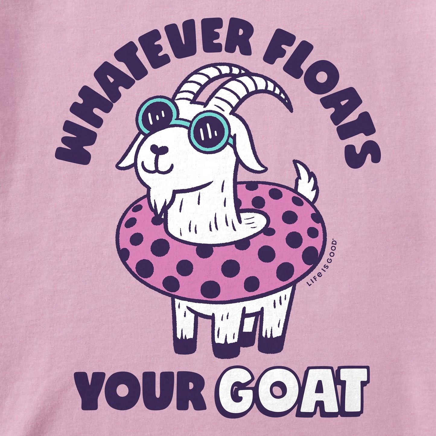 Kids Whatever Floats Your Goat Short Sleeve Crusher Tee