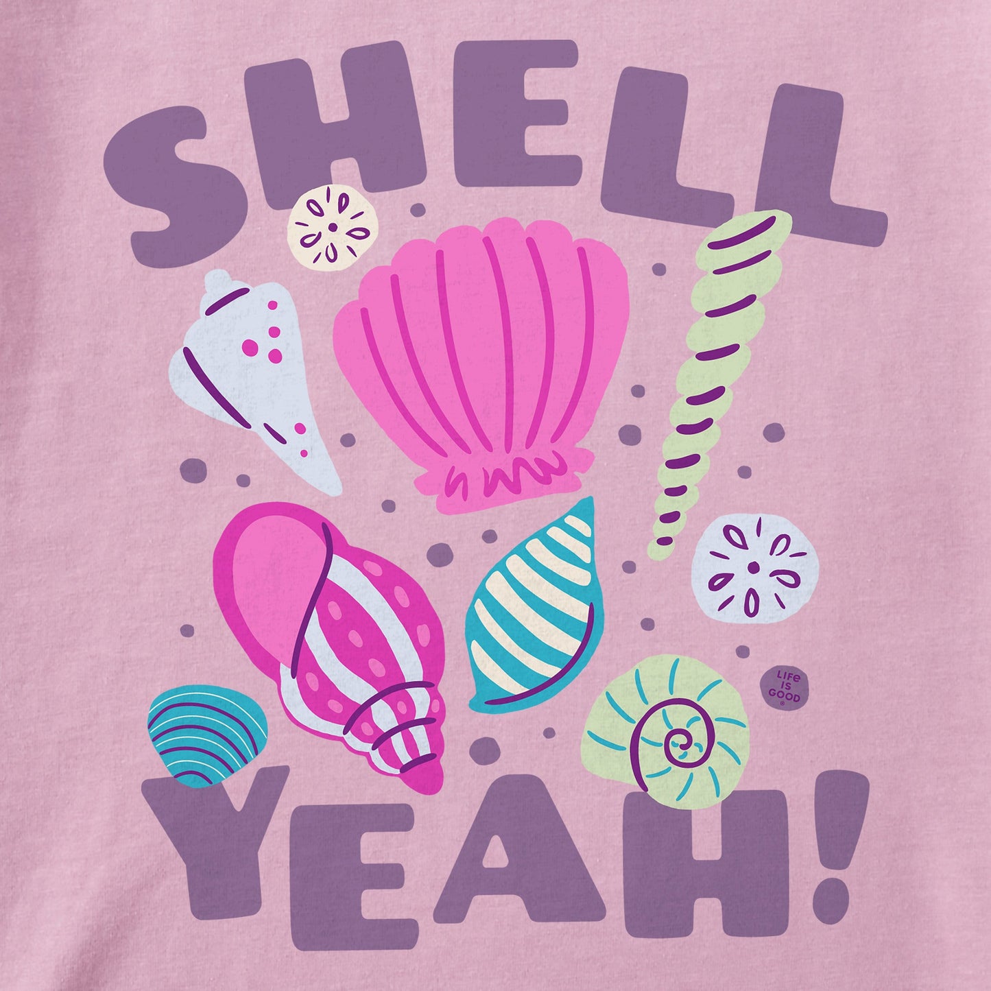 Toddler Shell Yeah Medley Short Sleeve Crusher Tee