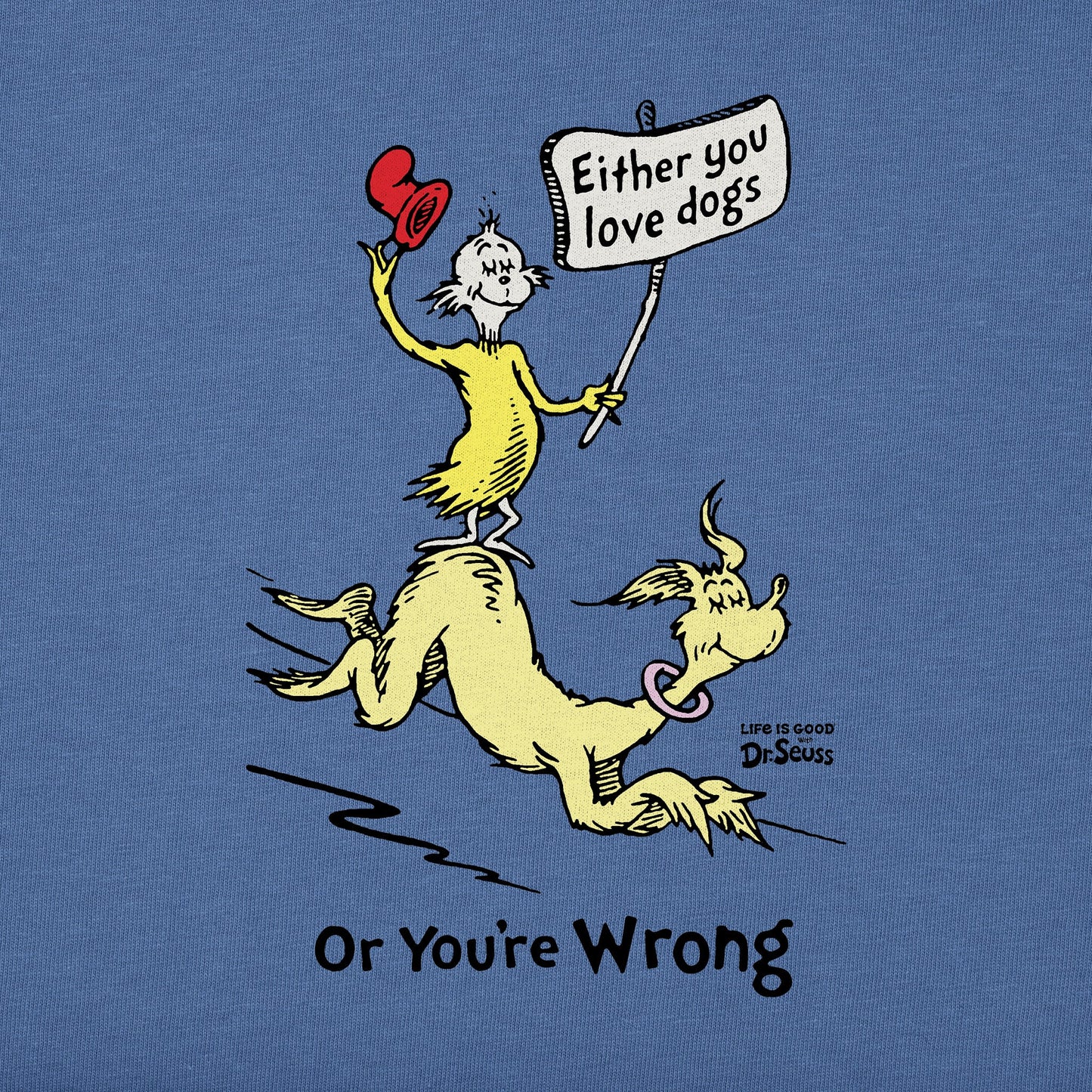Kids Dr. Seuss Dog Love Short Sleeve Crusher Tee