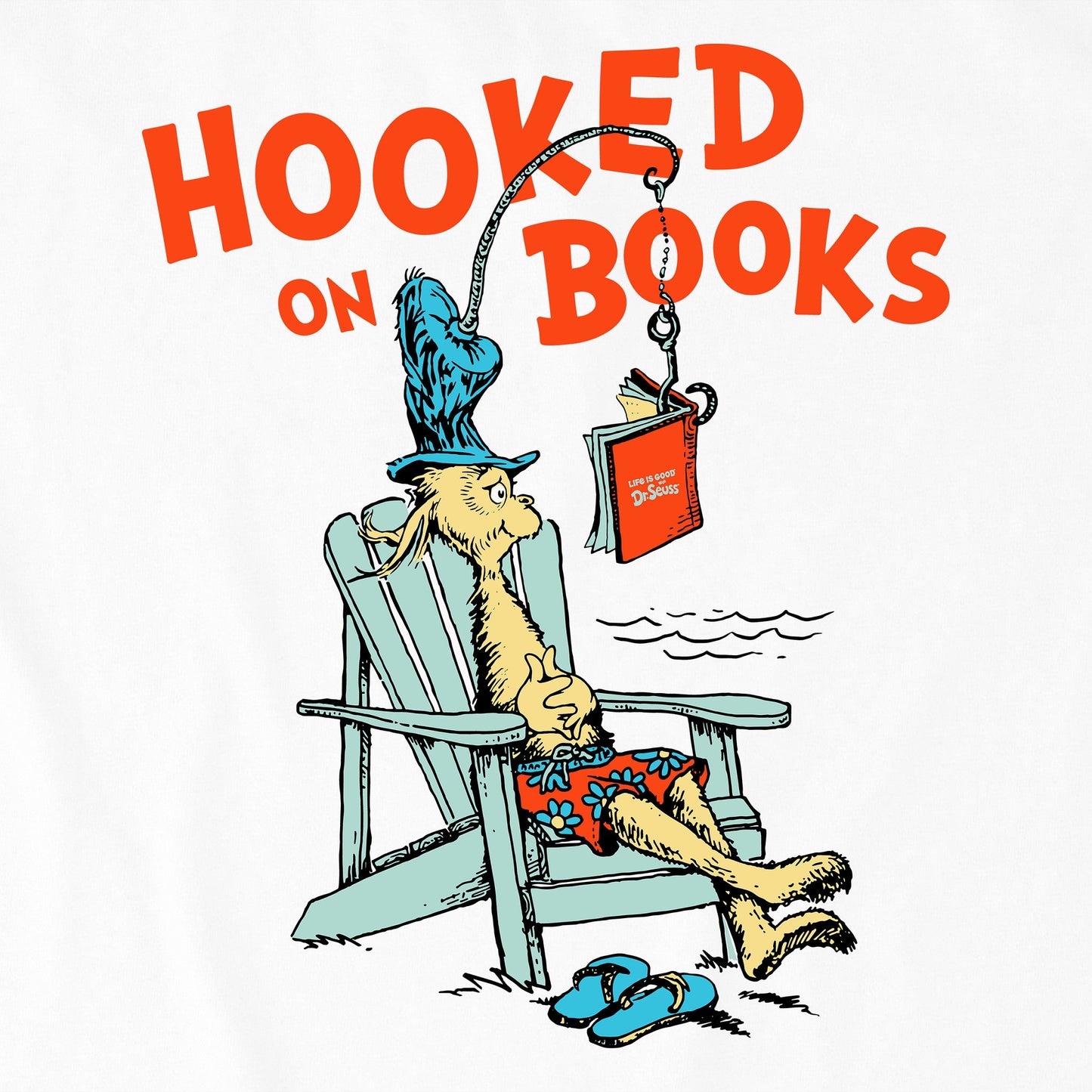 Men's Dr. Seuss Hooked On Books Short Sleeve Tee
