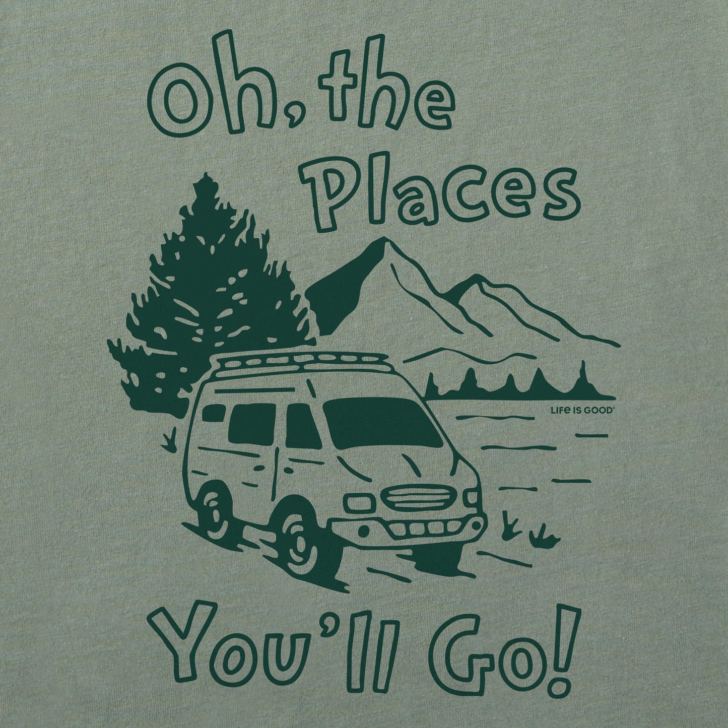 Men's Oh the Places You'll Go in an RV Short Sleeve Tee