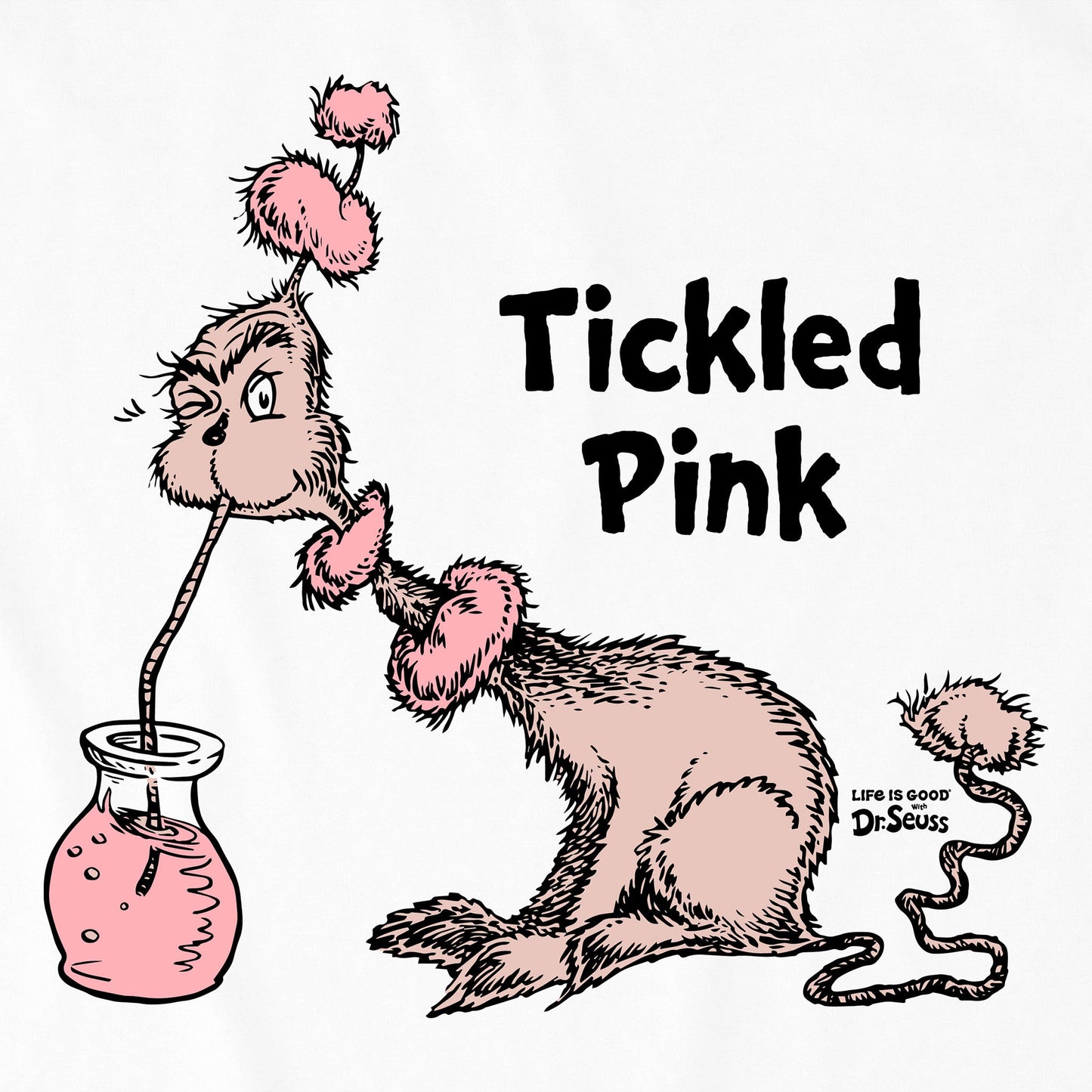 Women's Dr. Seuss Tickled Pink Short Sleeve Tee