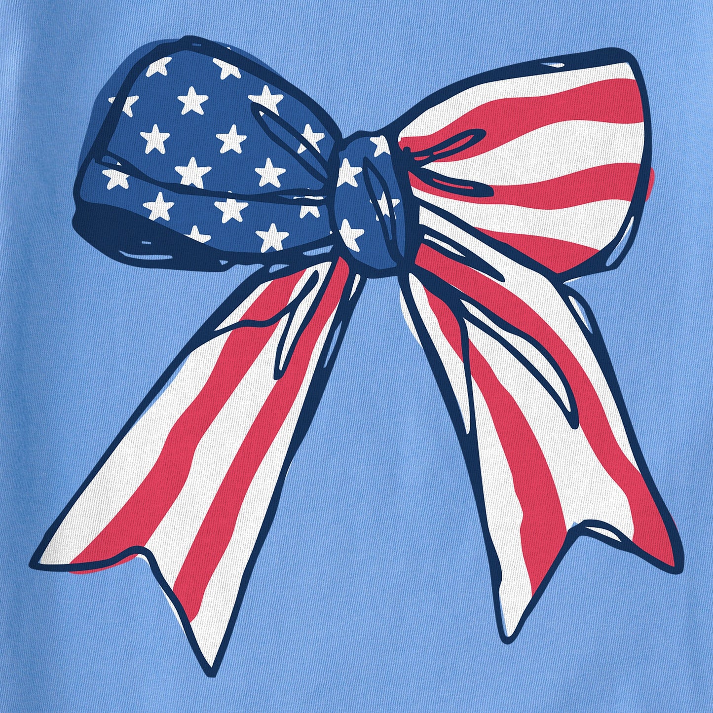 Kids USA Bow Short Sleeve Crusher Tee
