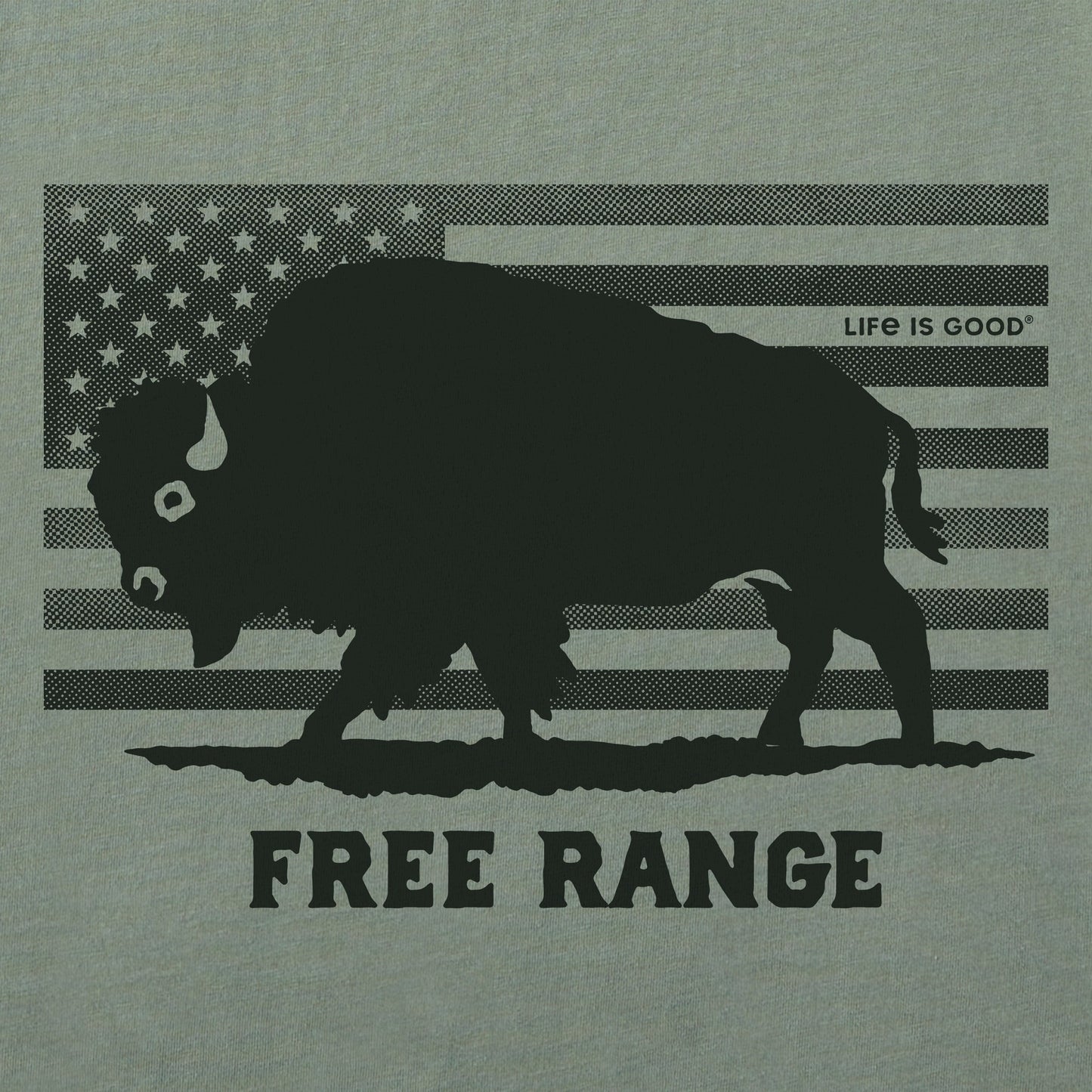 Men's Free Range Buffalo Short Sleeve Tee