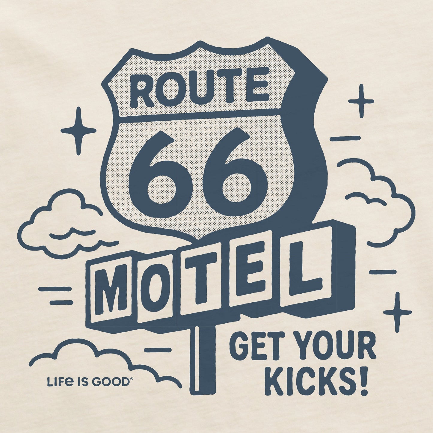 Women's Route 66 Short Sleeve Crusher Boxy Tee