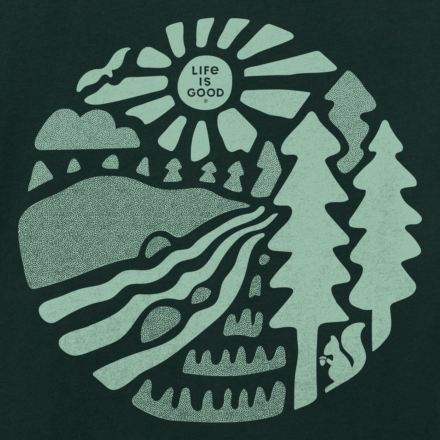 Women's Mountain Stream Short Sleeve Crusher Tee