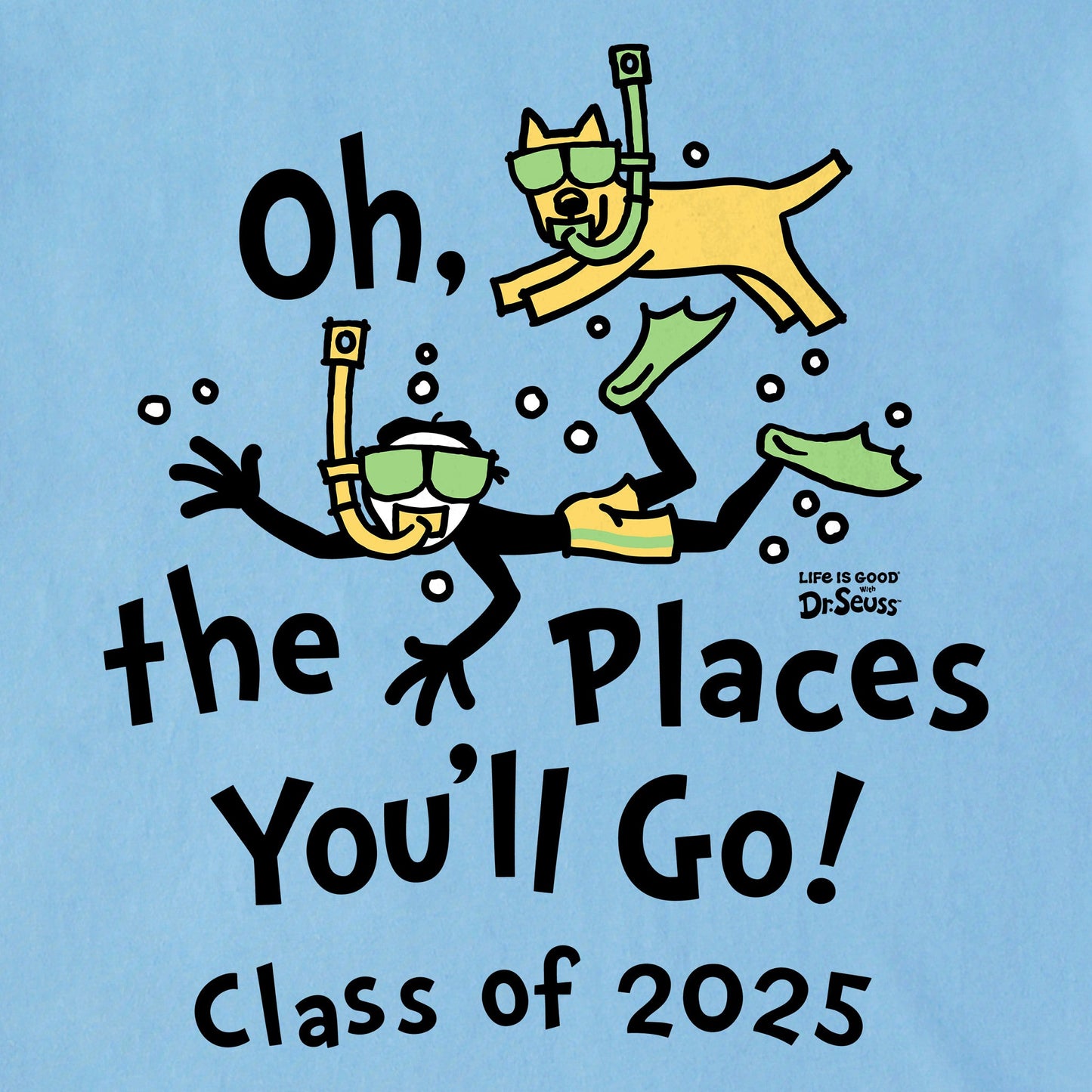 Men's Oh the Places You'll Go Underwater 2025 Short Sleeve Tee