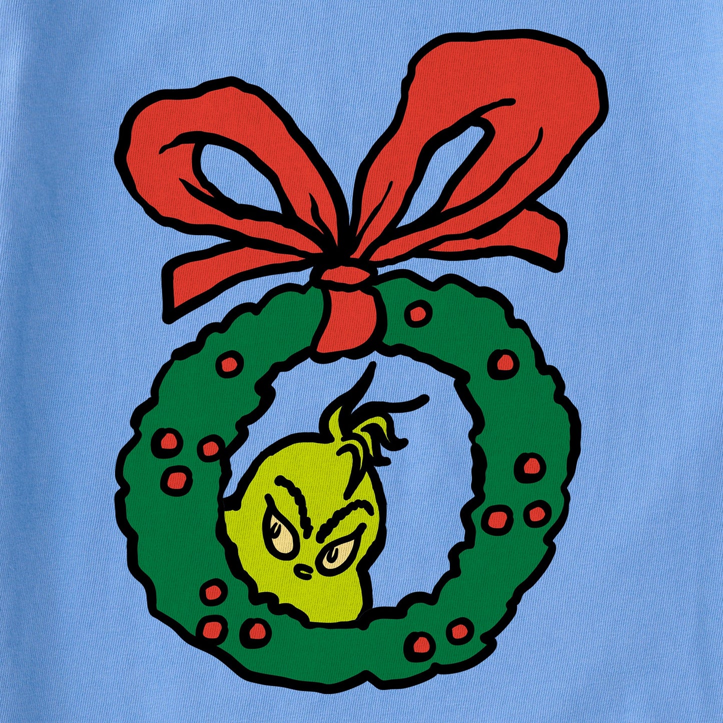 Women's Grinch Sneak Peek Long Sleeve Crusher Tee
