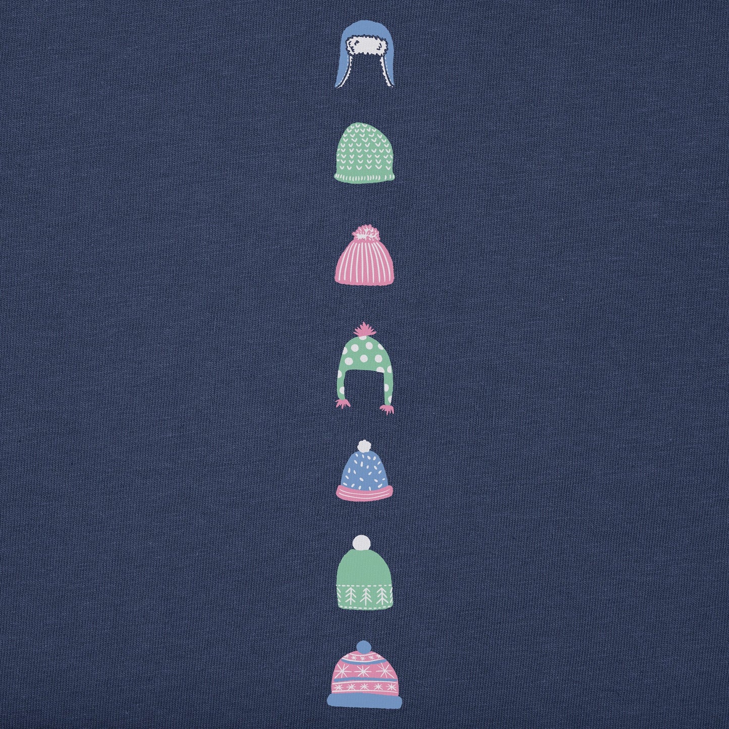 Kids Cool Beanie Hats Long Sleeve Crusher Tee