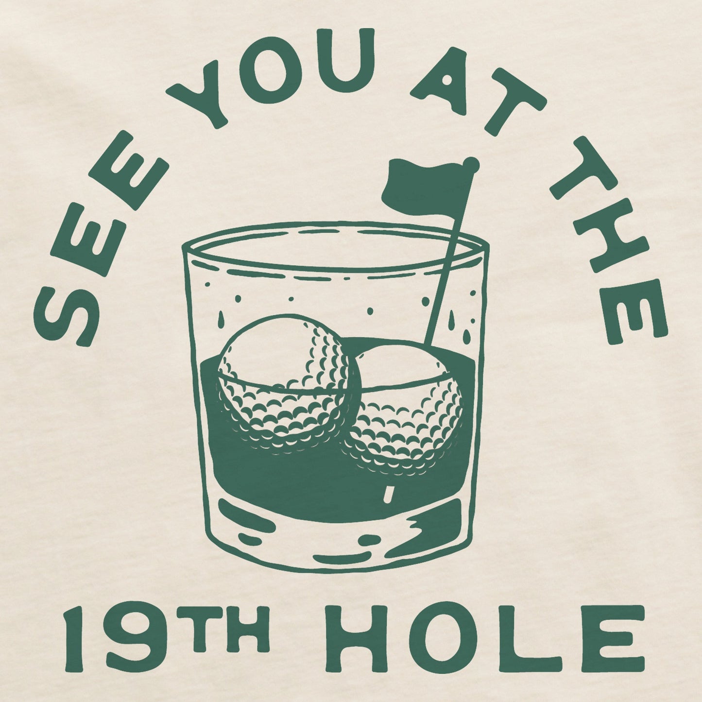 Women's See You at the 19th Hole Short Sleeve Crusher Boxy Tee