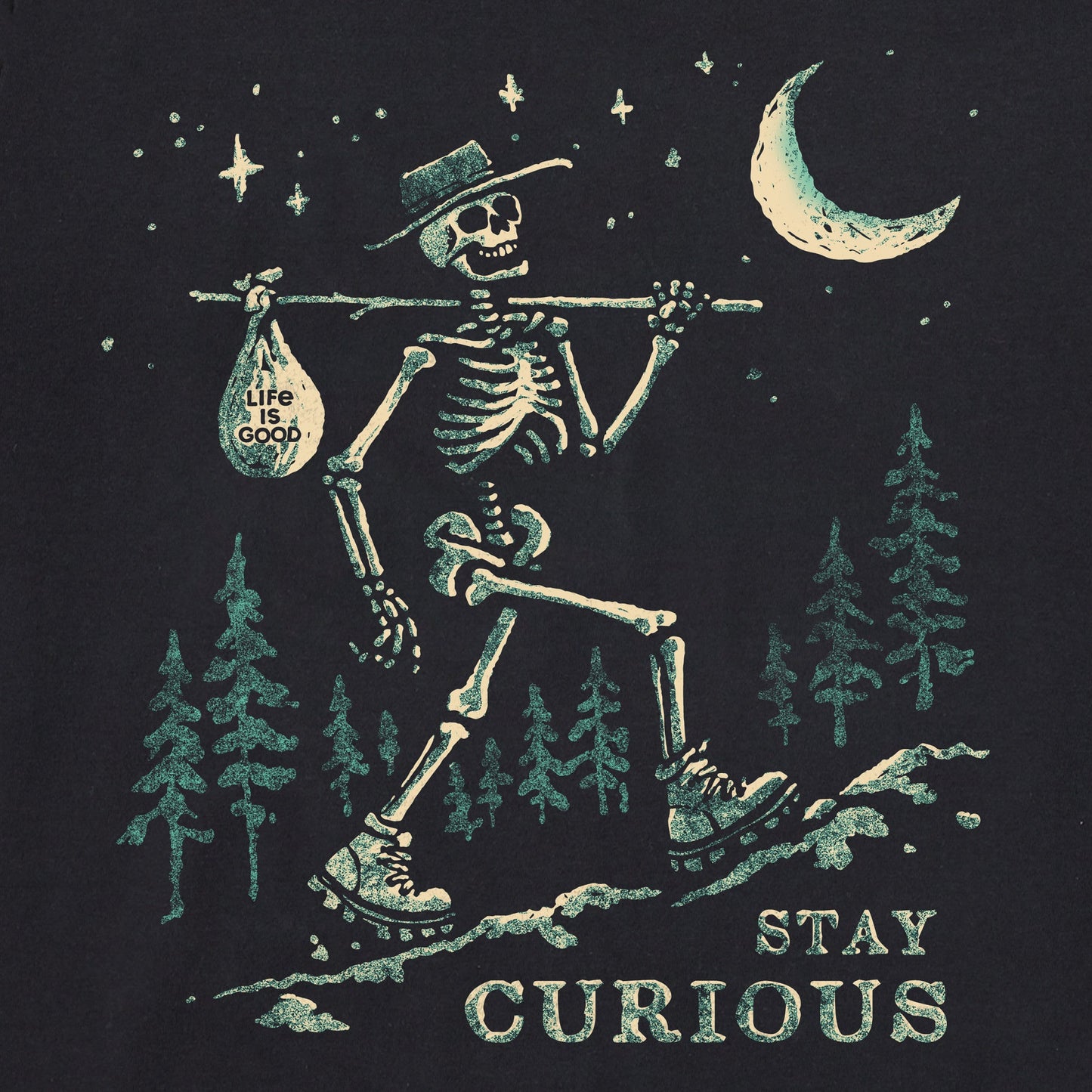 Women's Stay Curious Short Sleeve Crusher Boxy Tee