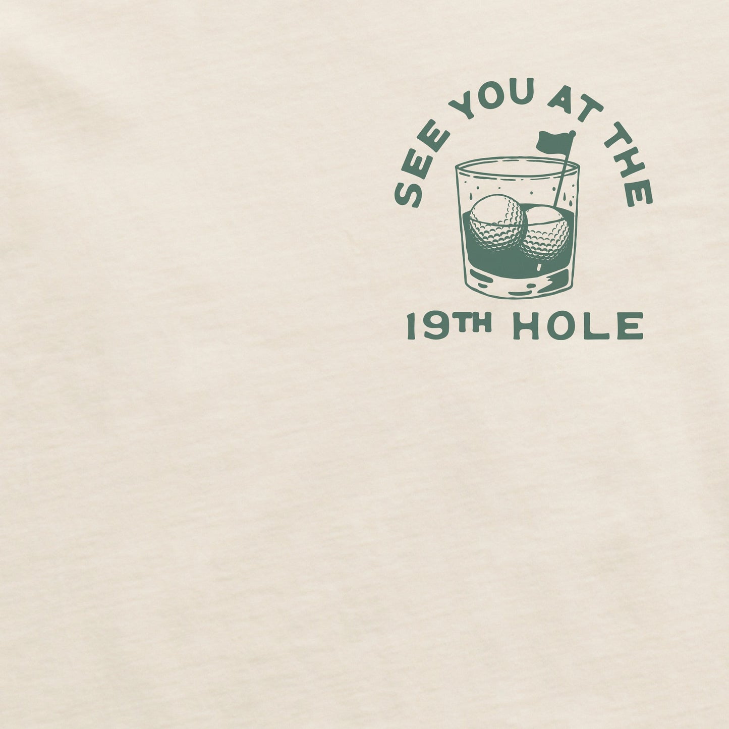 Men's See You at the 19th Hole Short Sleeve Crusher Tee