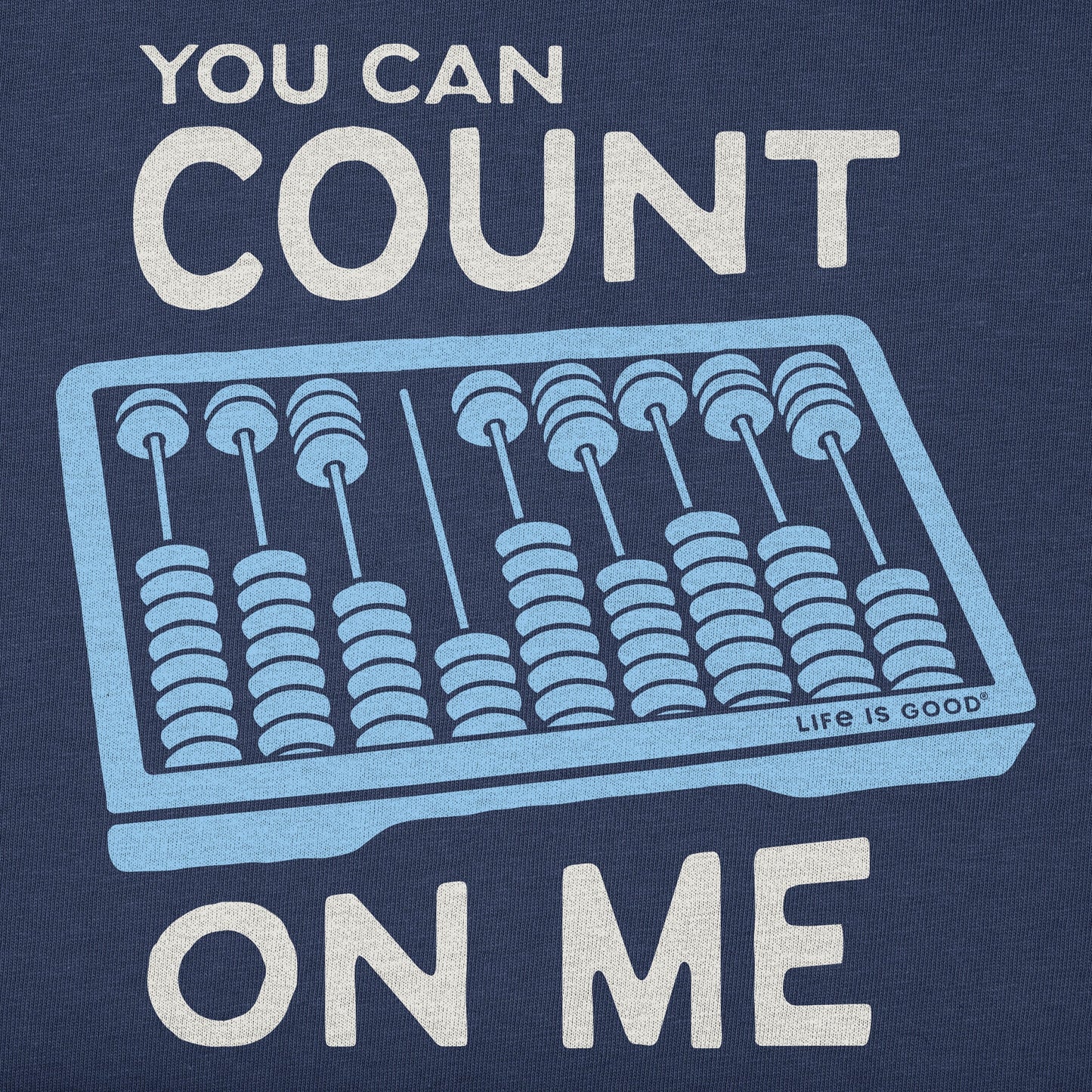 Men's Count on Me Abacus Short Sleeve Tee