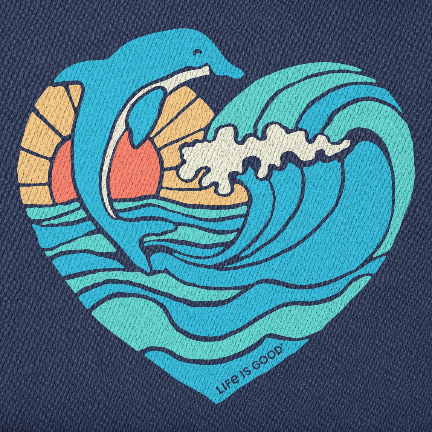 Women's Dolphin Wave Heart Crusher Tank