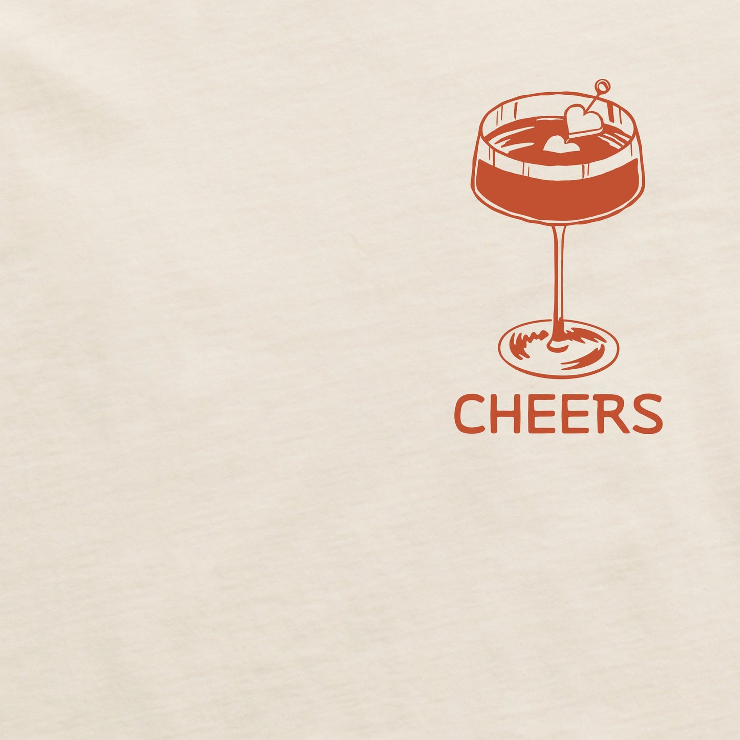 Men's Cheers Cocktail Short Sleeve Crusher Tee
