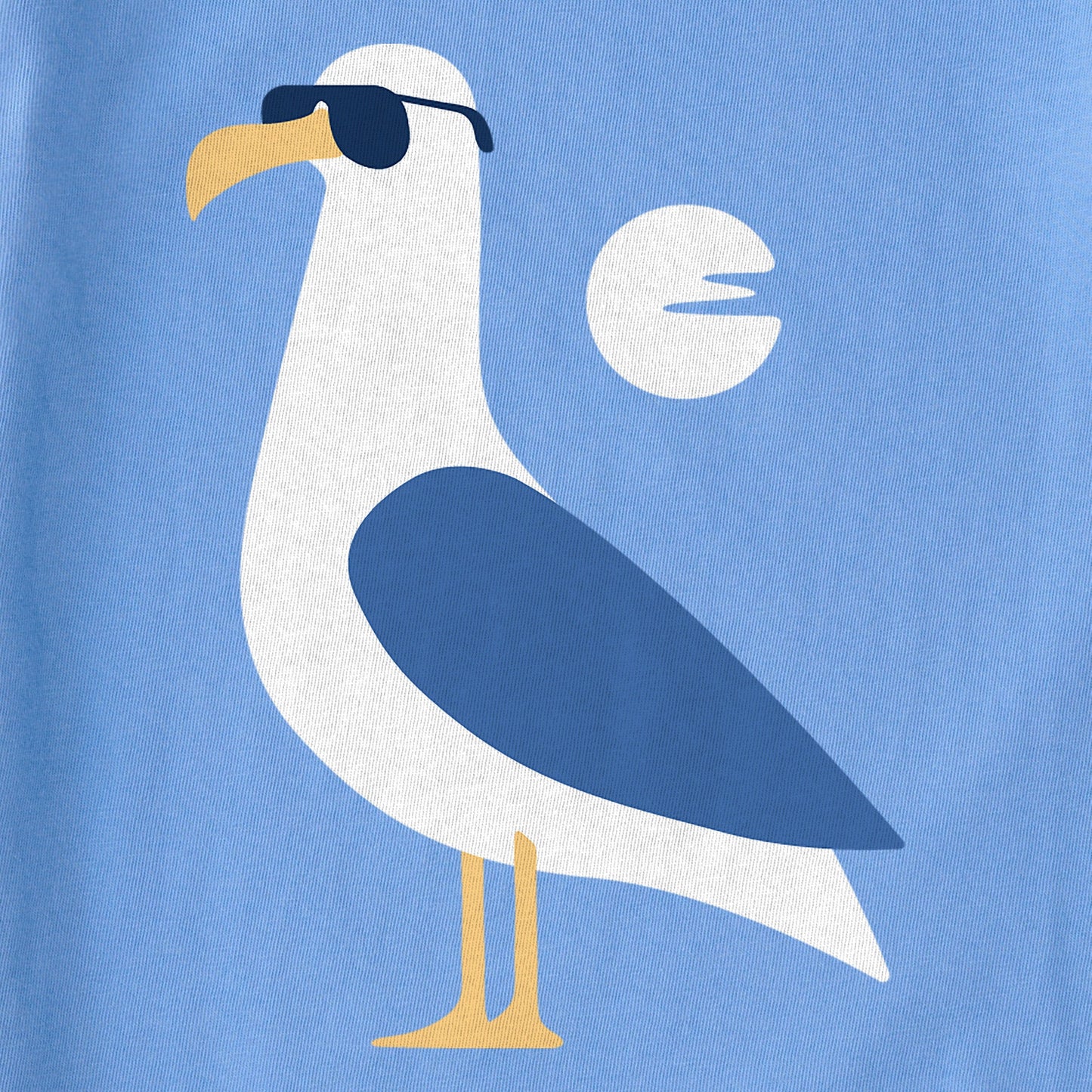 Kids Cool Seagull Short Sleeve Crusher Tee