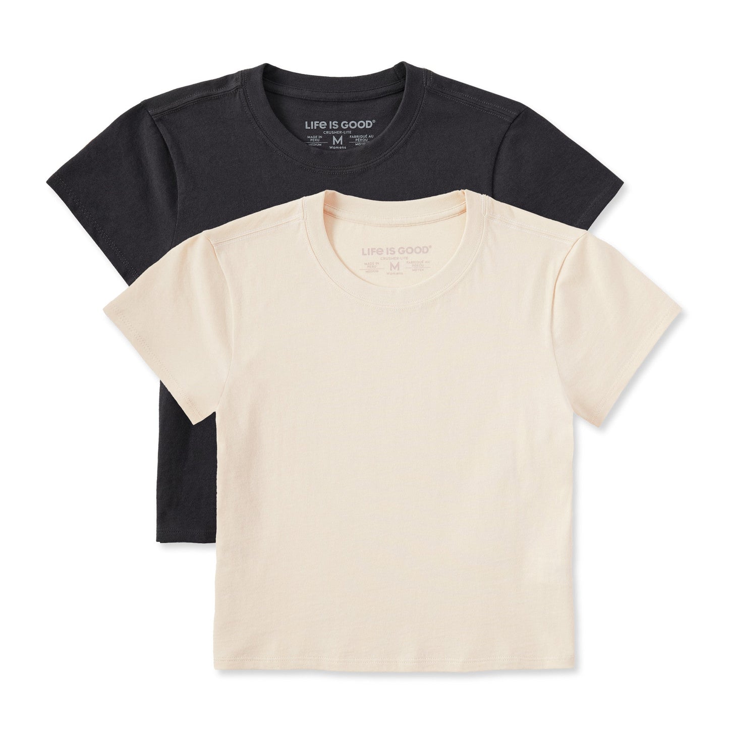 Women's Solid 2-Pack Crusher-LITE Shrunken Tee - Multi 1