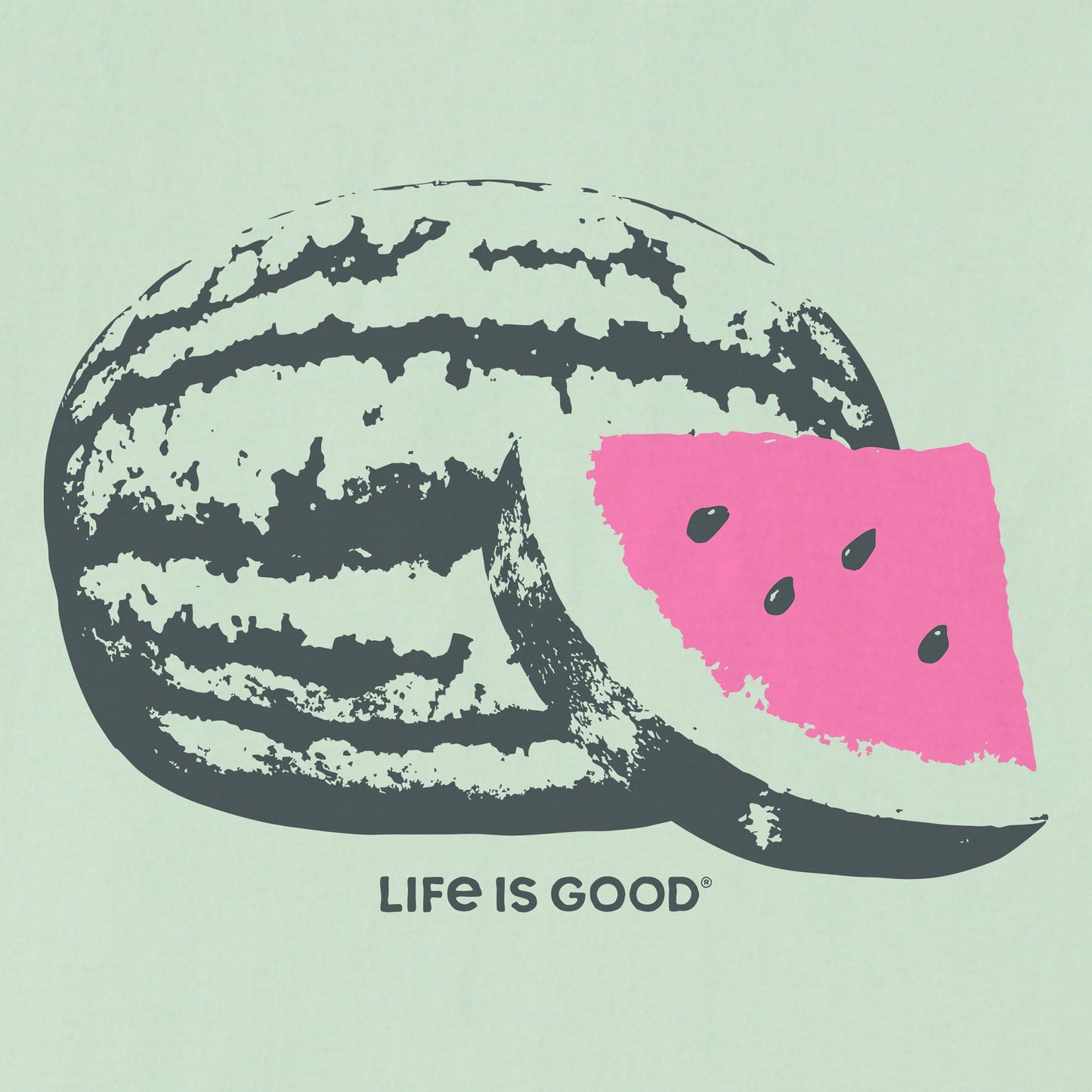 Women's Watermelon Slice Short Sleeve Crusher Tee