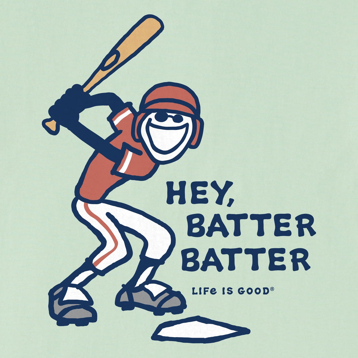 Kids Hey Batter Batter Short Sleeve Crusher Tee