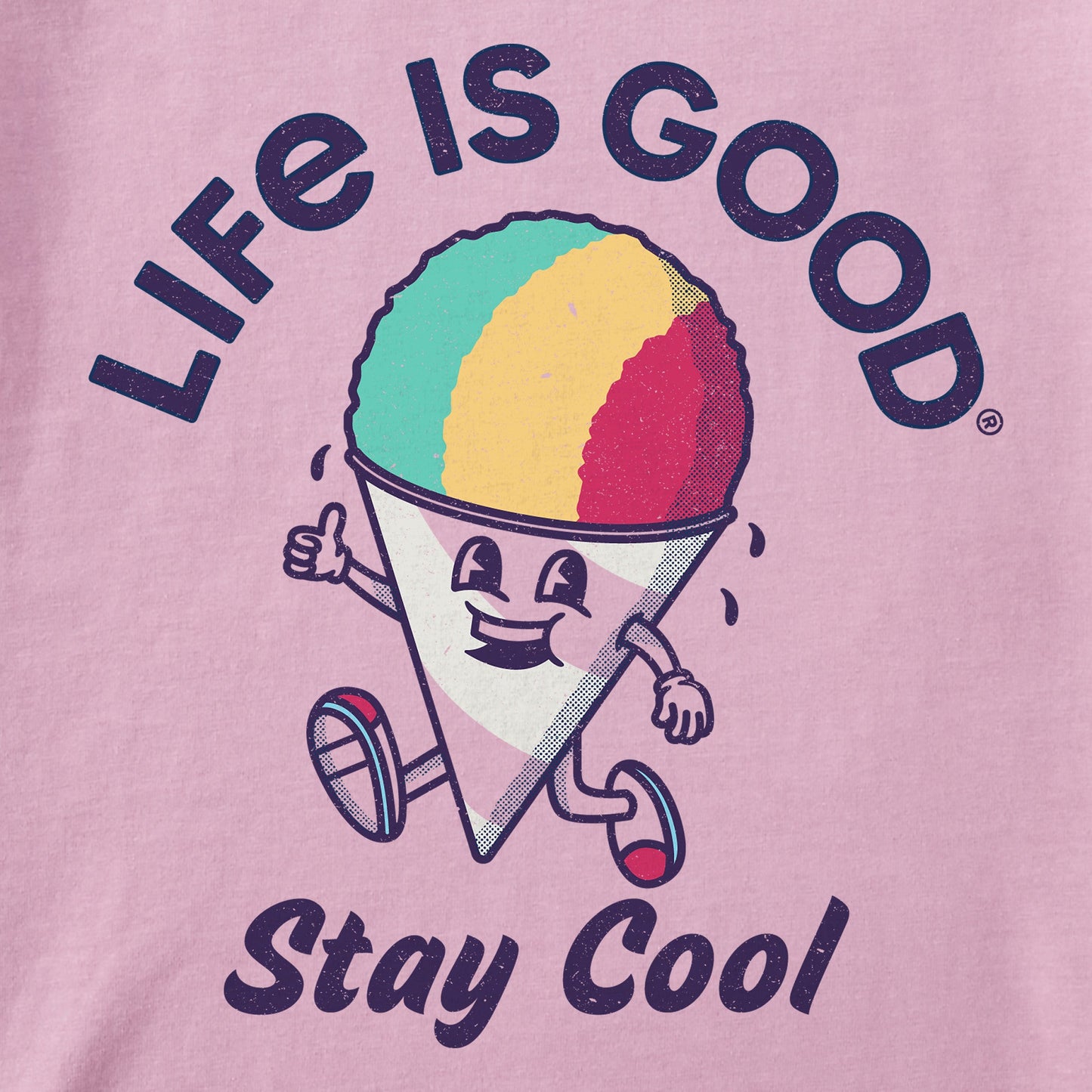 Toddler Snow Cone Stay Cool Short Sleeve Crusher Tee