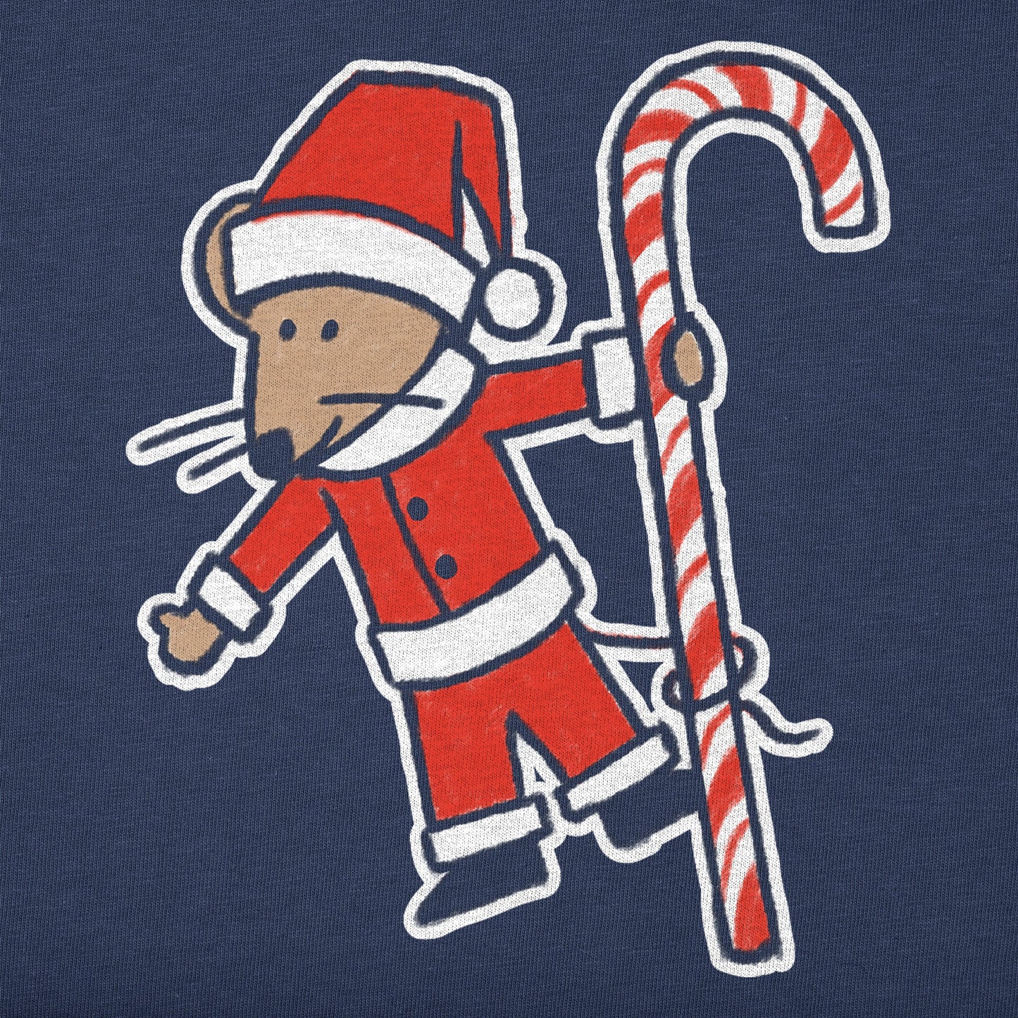 Toddler Christmas Mouse Short Sleeve Crusher Tee