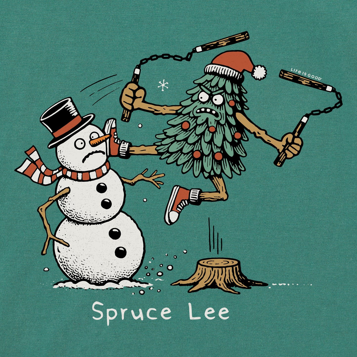 Women's Spruce Lee Long Sleeve Crusher Boxy Tee