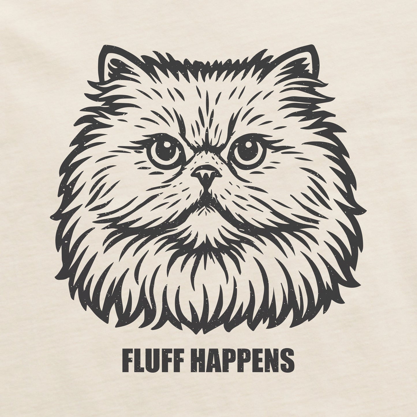 Men's Bert's Fluff Happens Persian Short Sleeve Crusher Tee