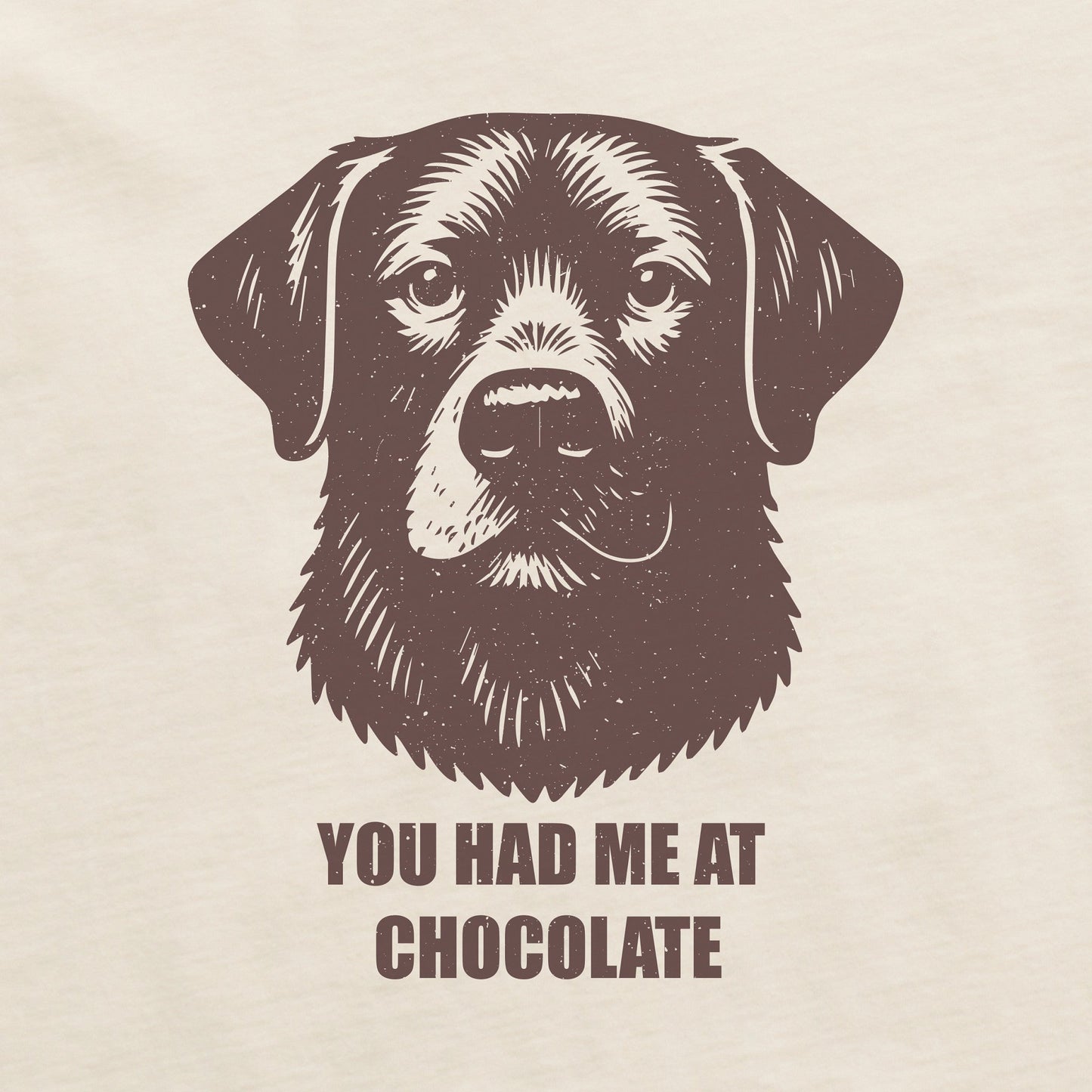 Men's Bert's You Had Me at Chocolate Lab Short Sleeve Crusher Tee