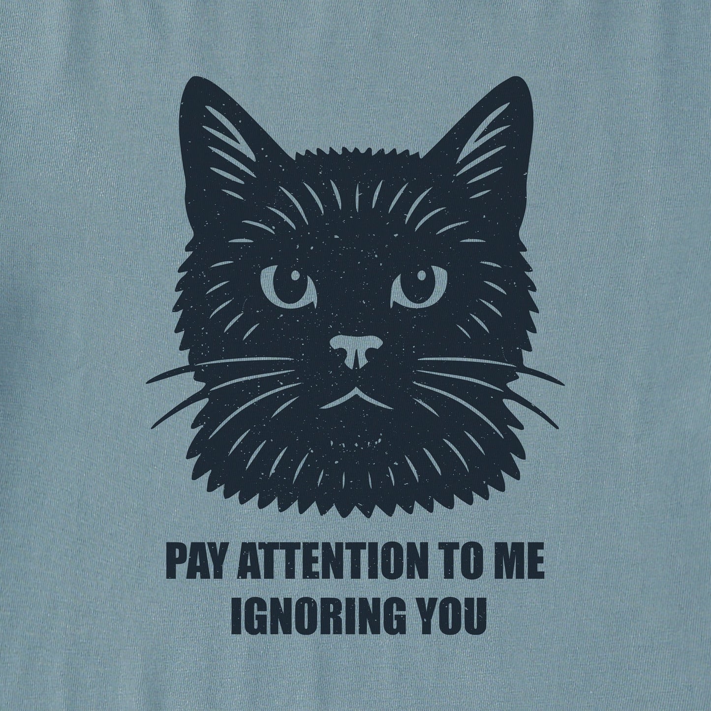 Men's Bert's Ignore You Cat Short Sleeve Crusher Tee