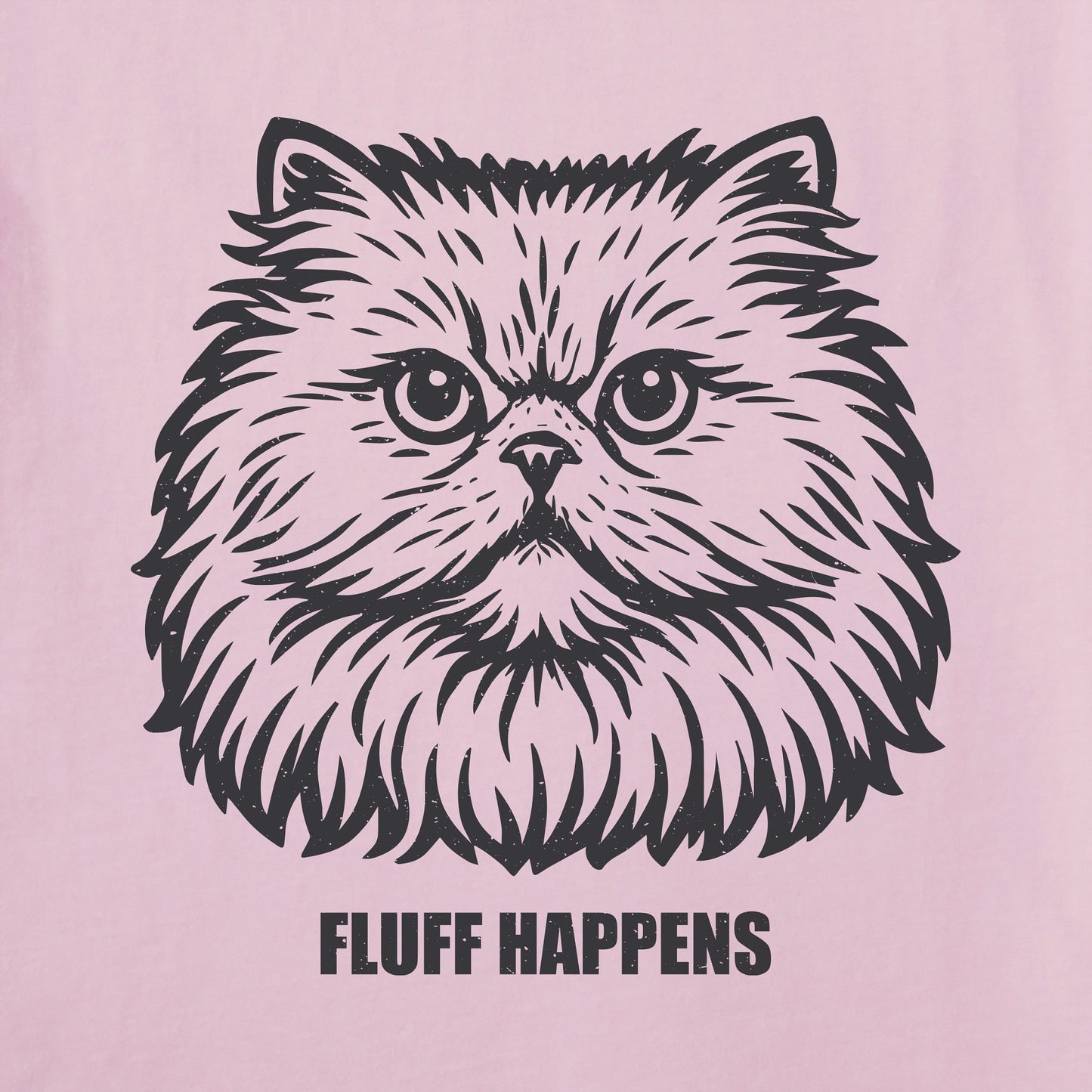 Women's Bert's Fluff Happens Persian Short Sleeve Crusher Tee