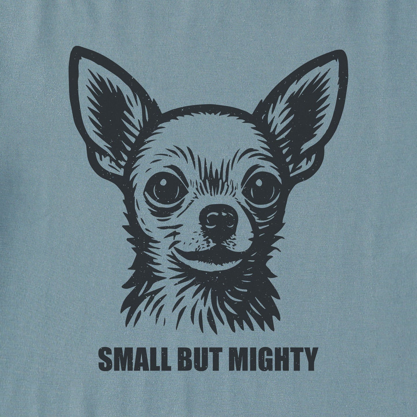 Women's Bert's Small but Might Chihuahua Short Sleeve Crusher Tee