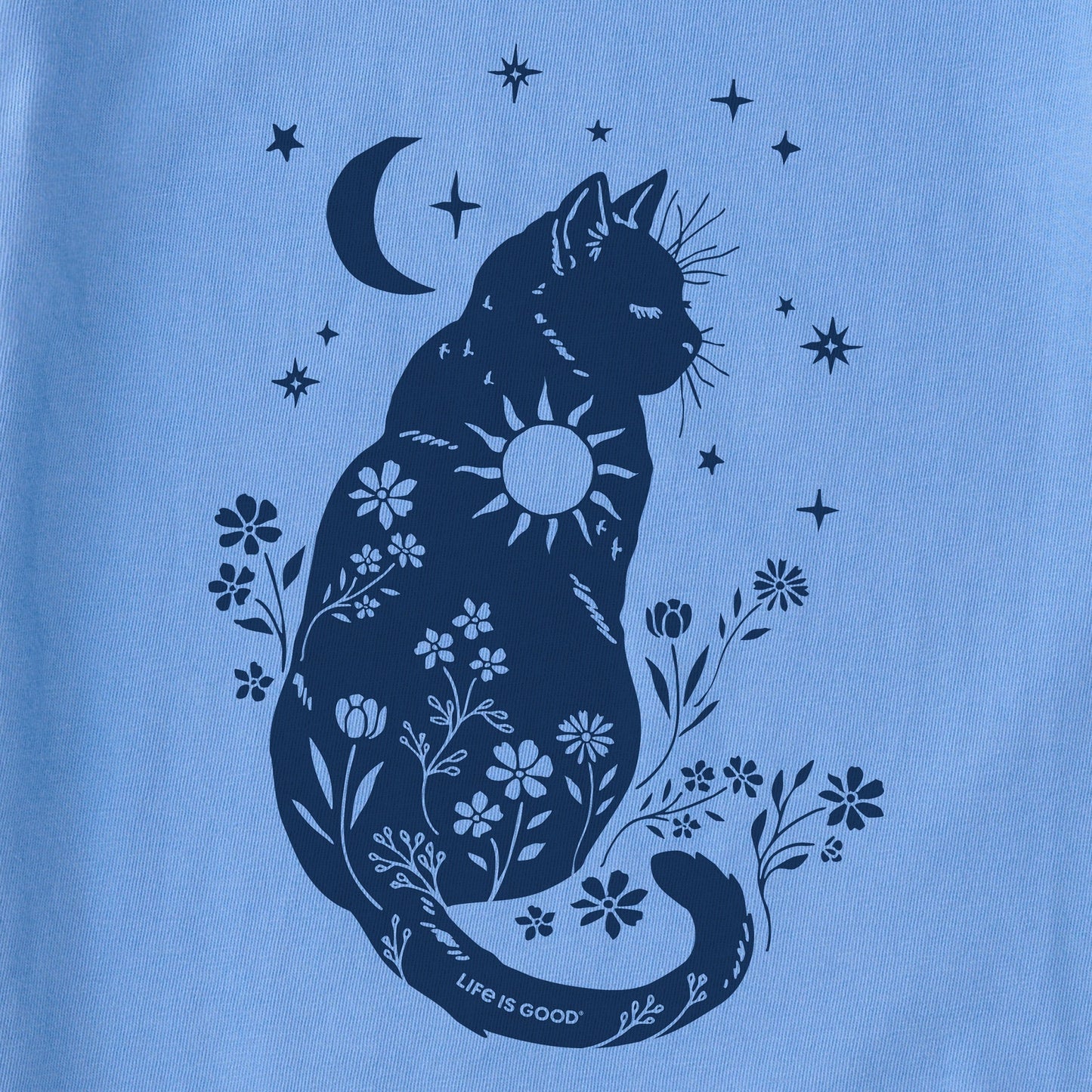 Kids Celestial Kitty Short Sleeve Crusher Tee