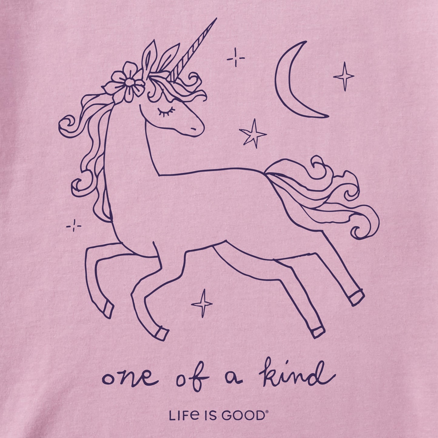 Kids One of a Kind Unicorn Leap Short Sleeve Crusher Tee