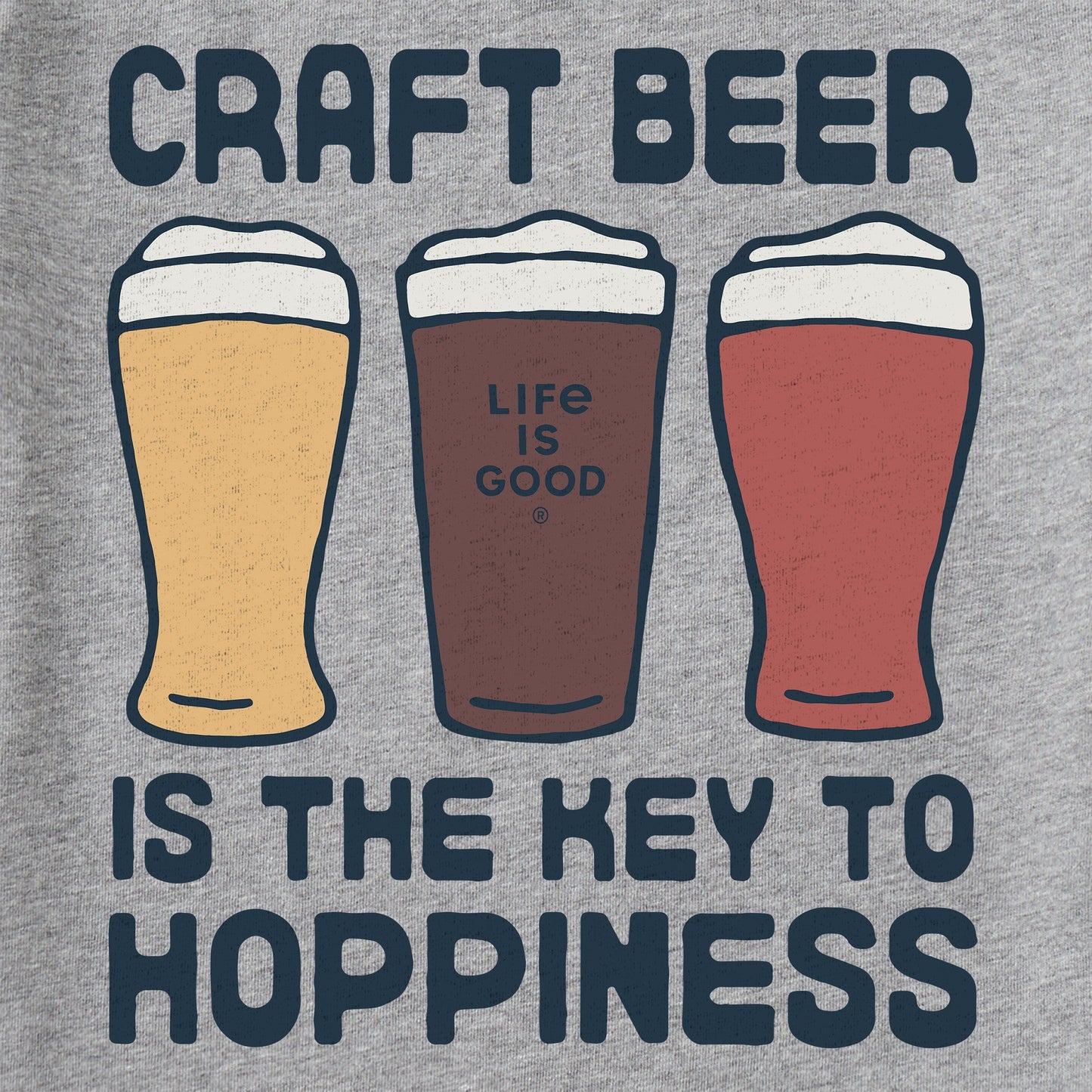 Men's Craft Beer is the Key to Hoppiness Short Sleeve Tee