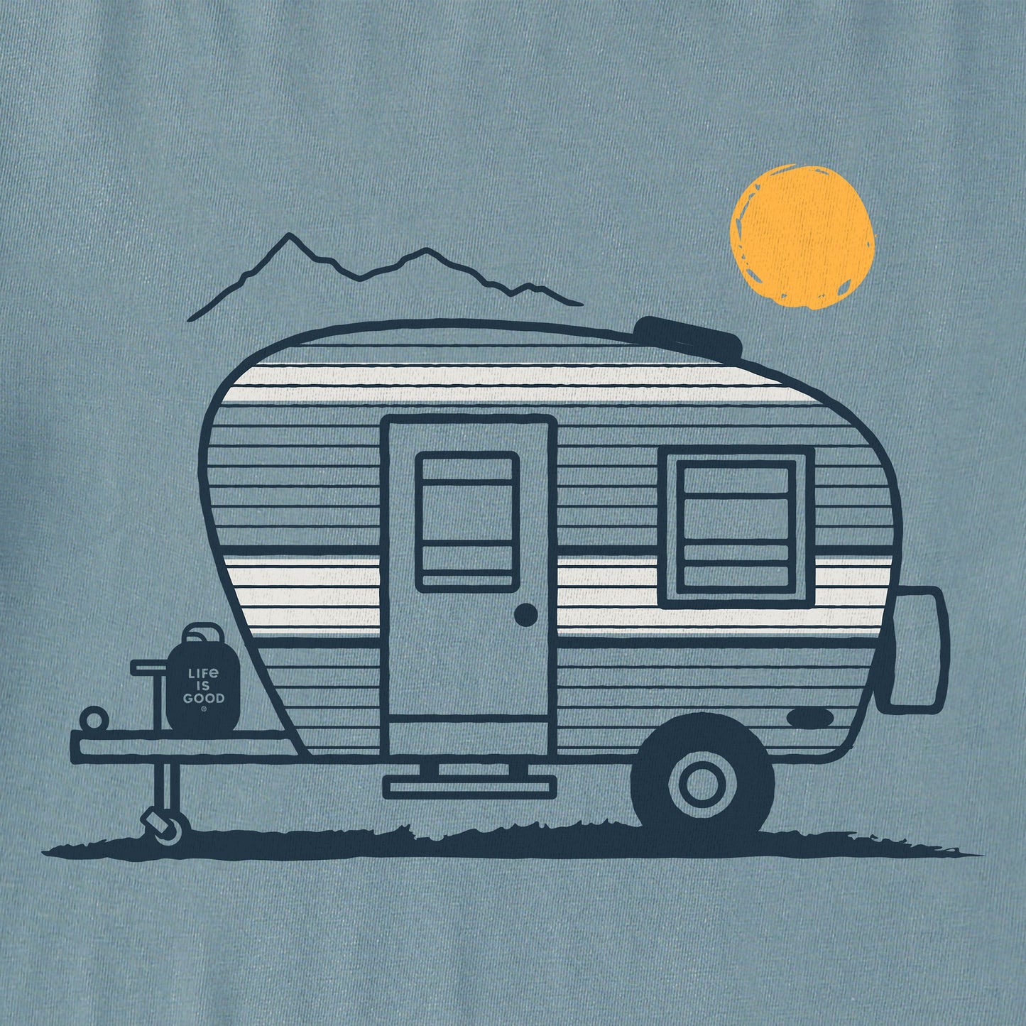 Men's Teardrop Camper Short Sleeve Crusher Tee