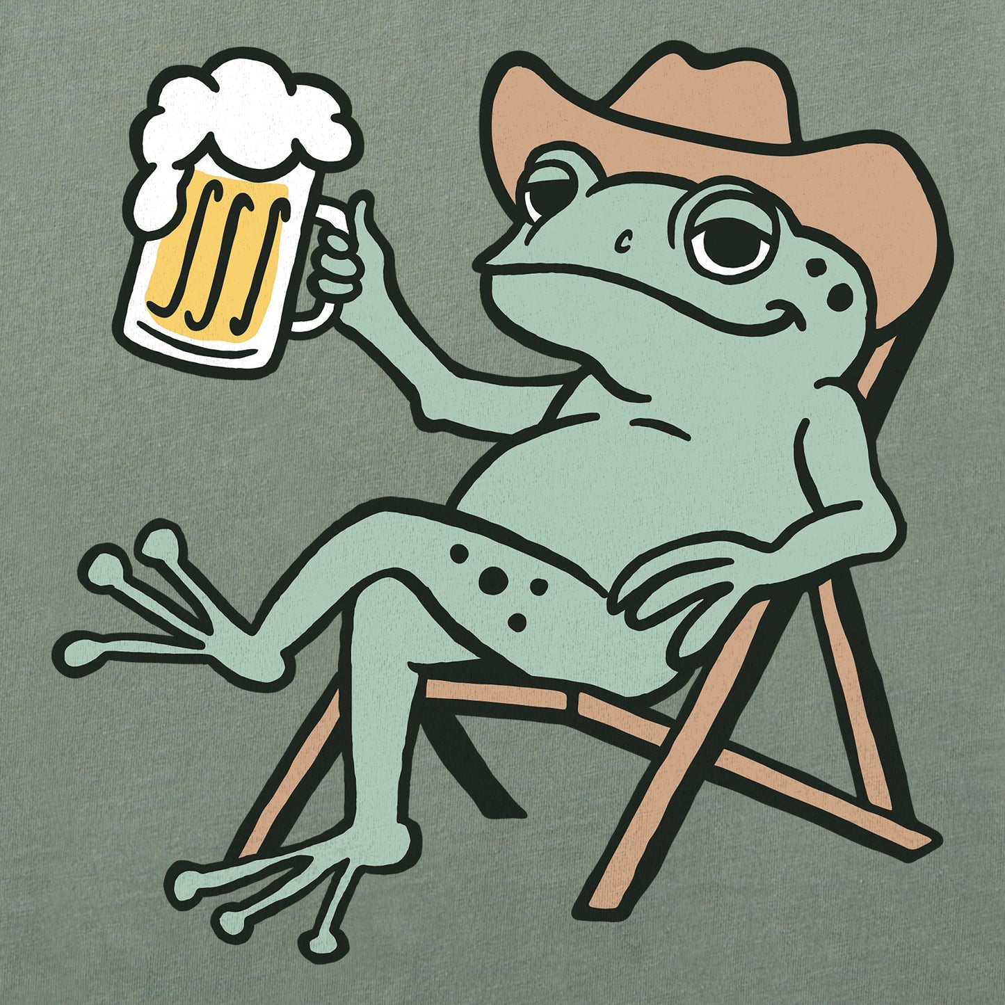 Men's Beer Frog Short Sleeve Tee