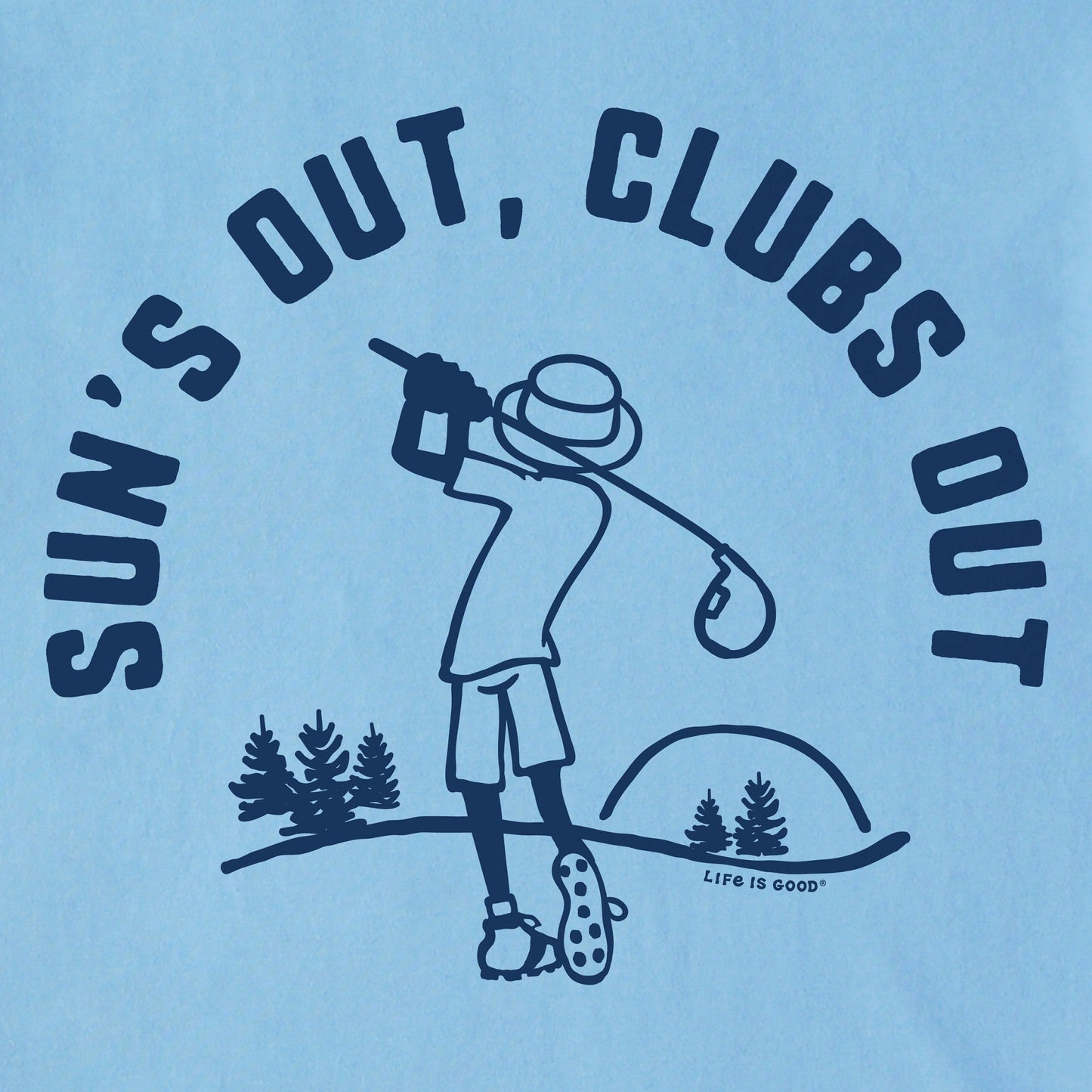 Men's Sun's Out Clubs Out Jake Short Sleeve Tee