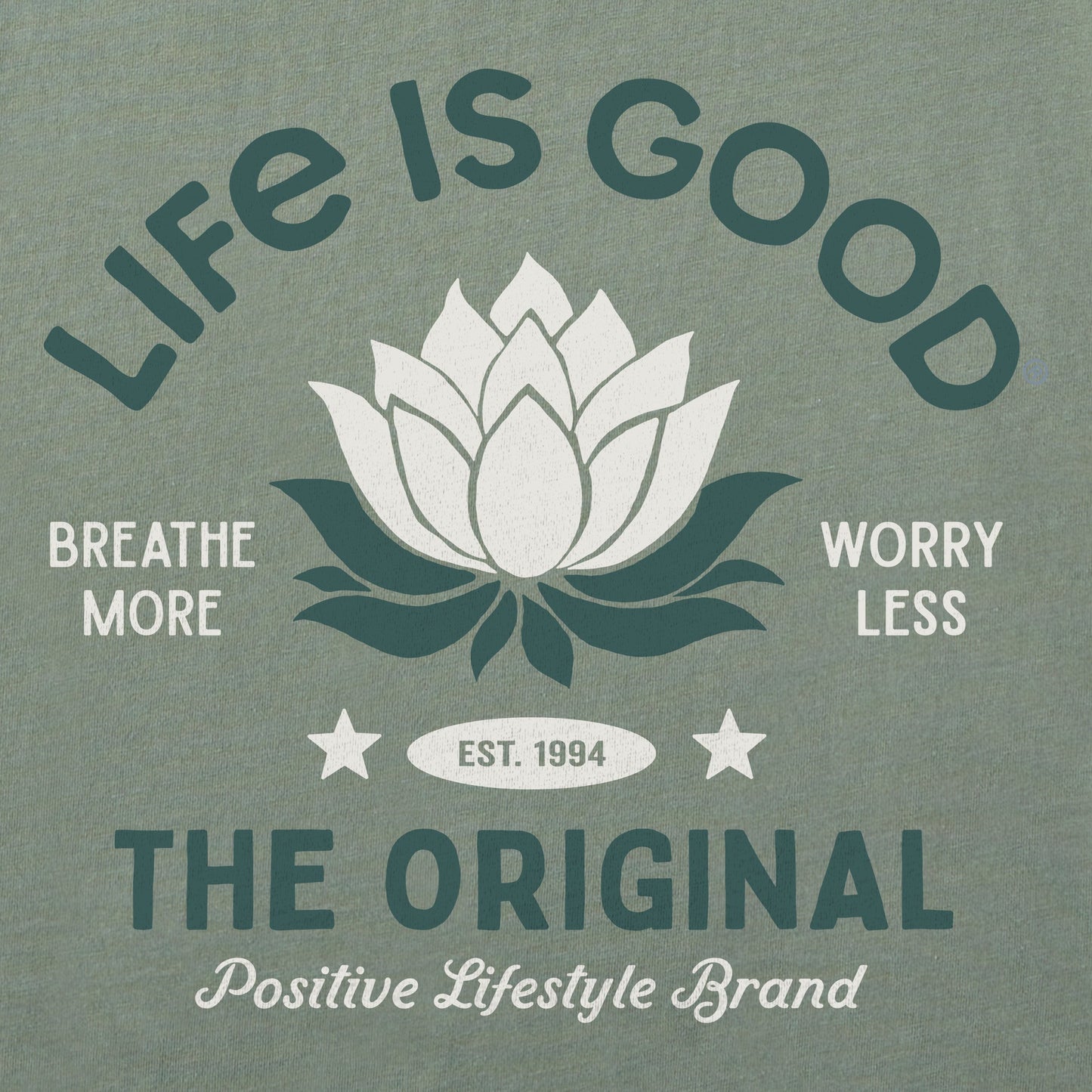 Women's Breathe More Lotus Short Sleeve Crusher Tee