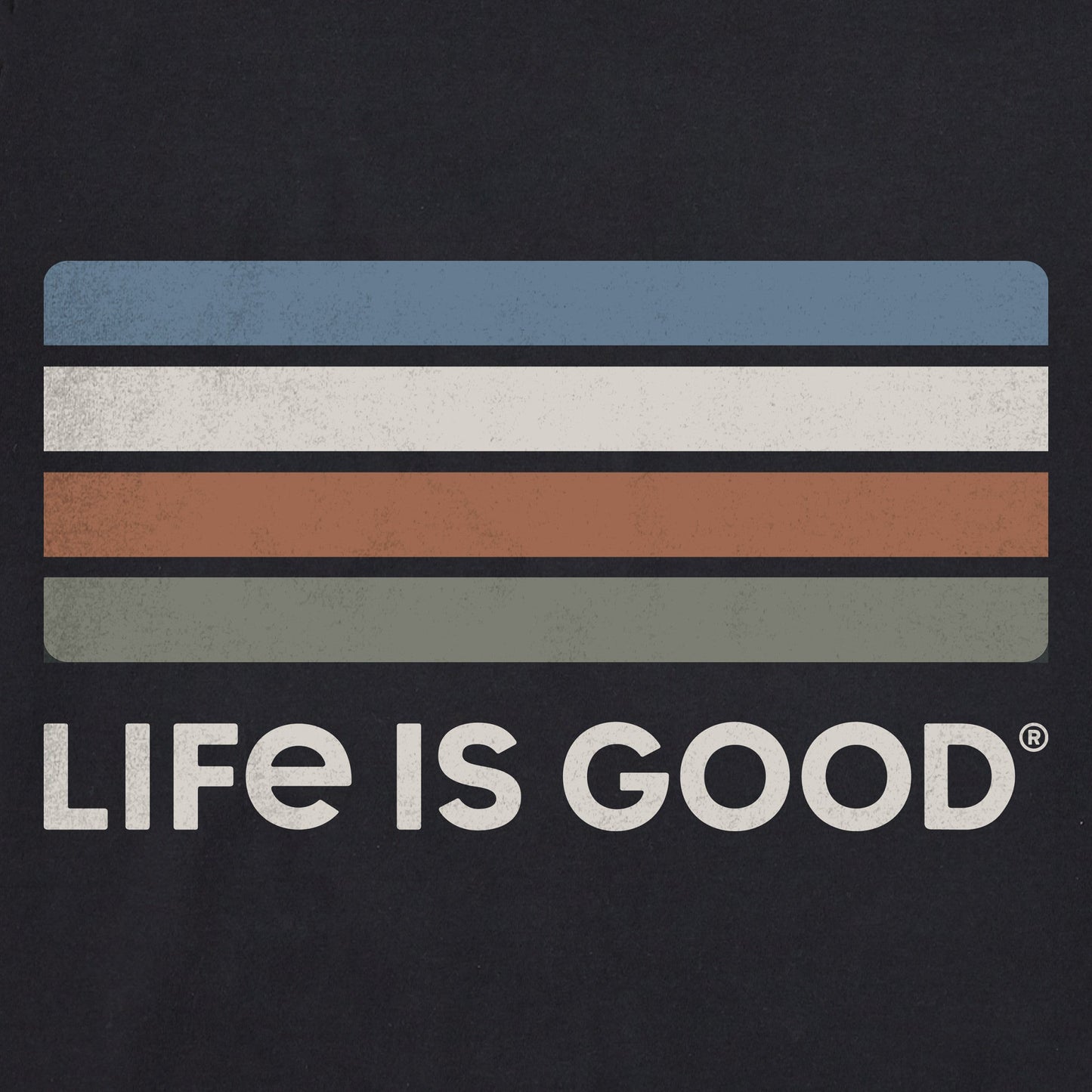 Men's LIG Color Stripes Short Sleeve Crusher Tee