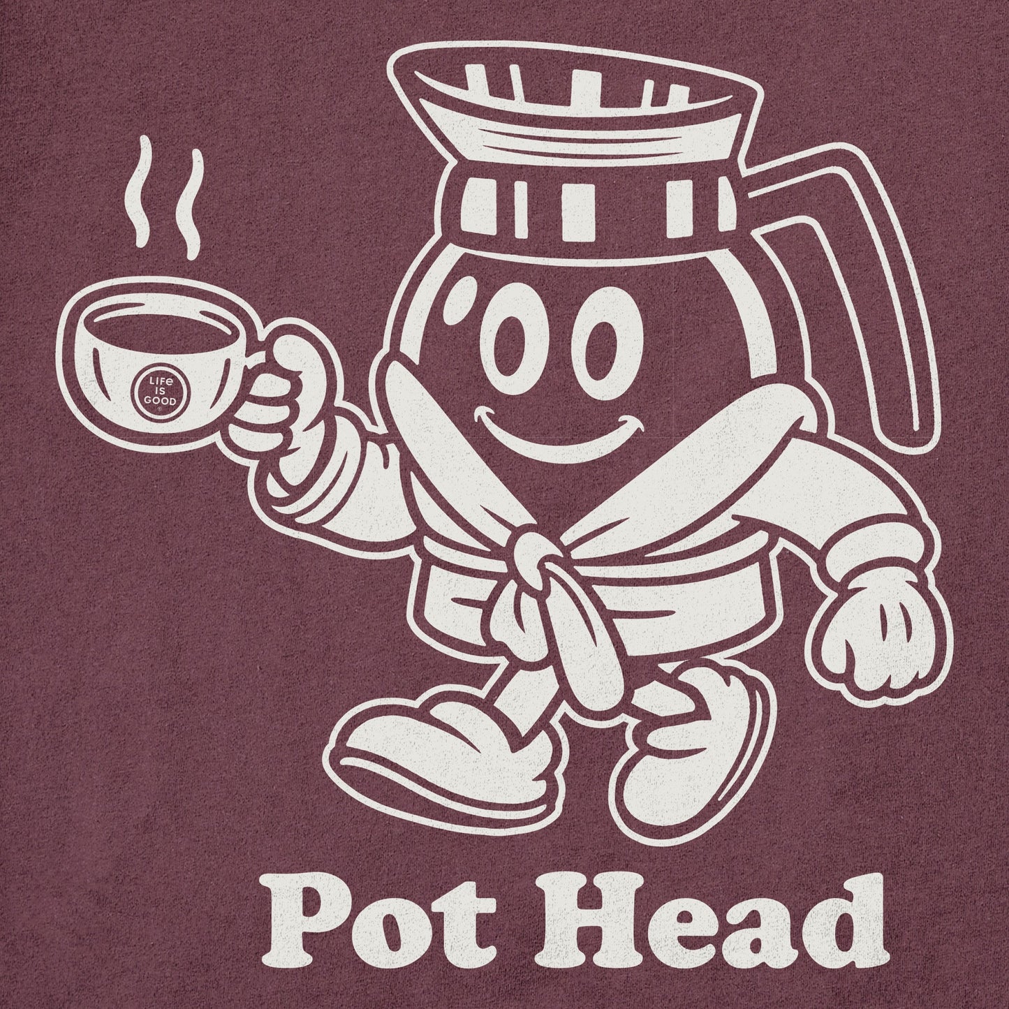 Women's Pot Head Mascot Short Sleeve Crusher Tee