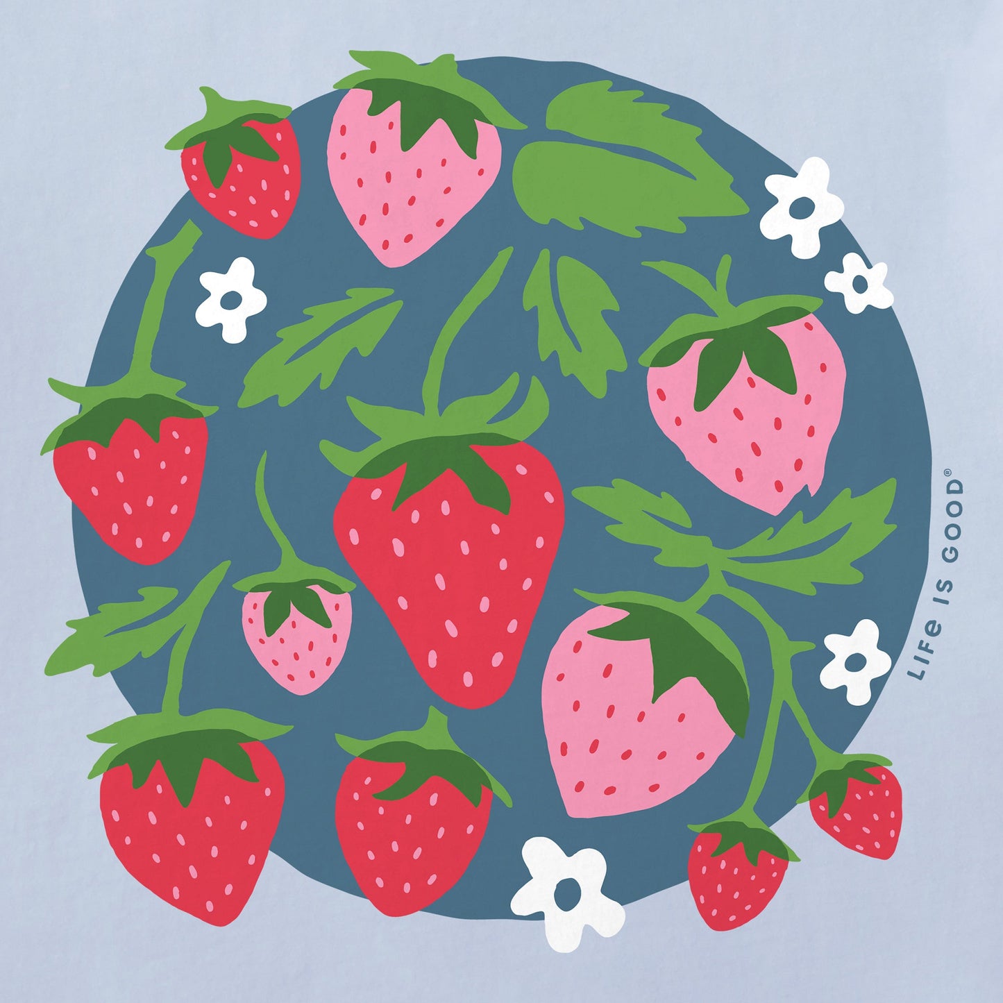 Women's Strawberries Crusher-LITE Shrunken Tee