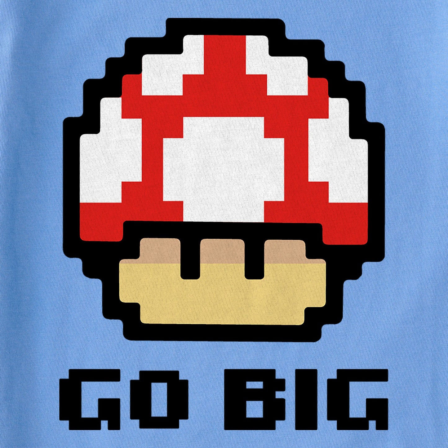 Kids Go Big Mushroom Short Sleeve Crusher Tee