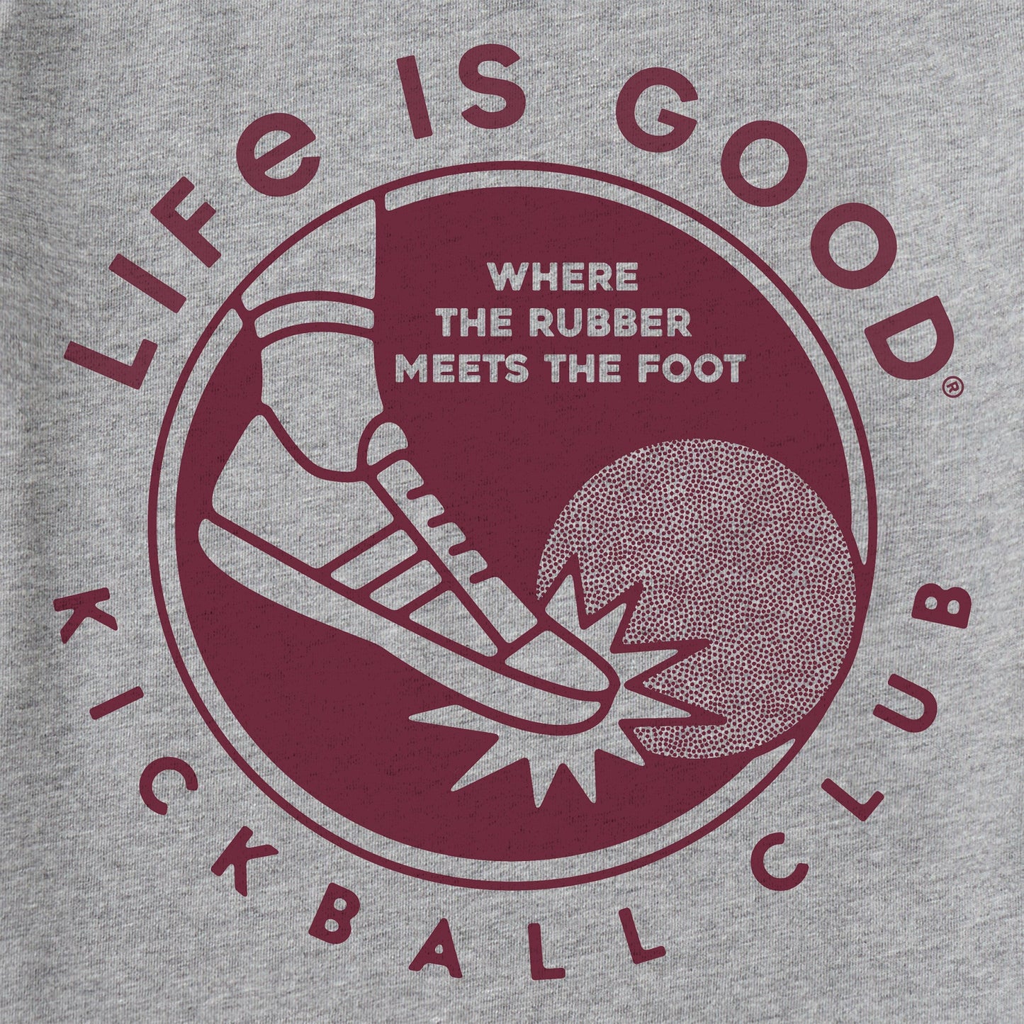 Kids Kickball Club Short Sleeve Crusher Tee