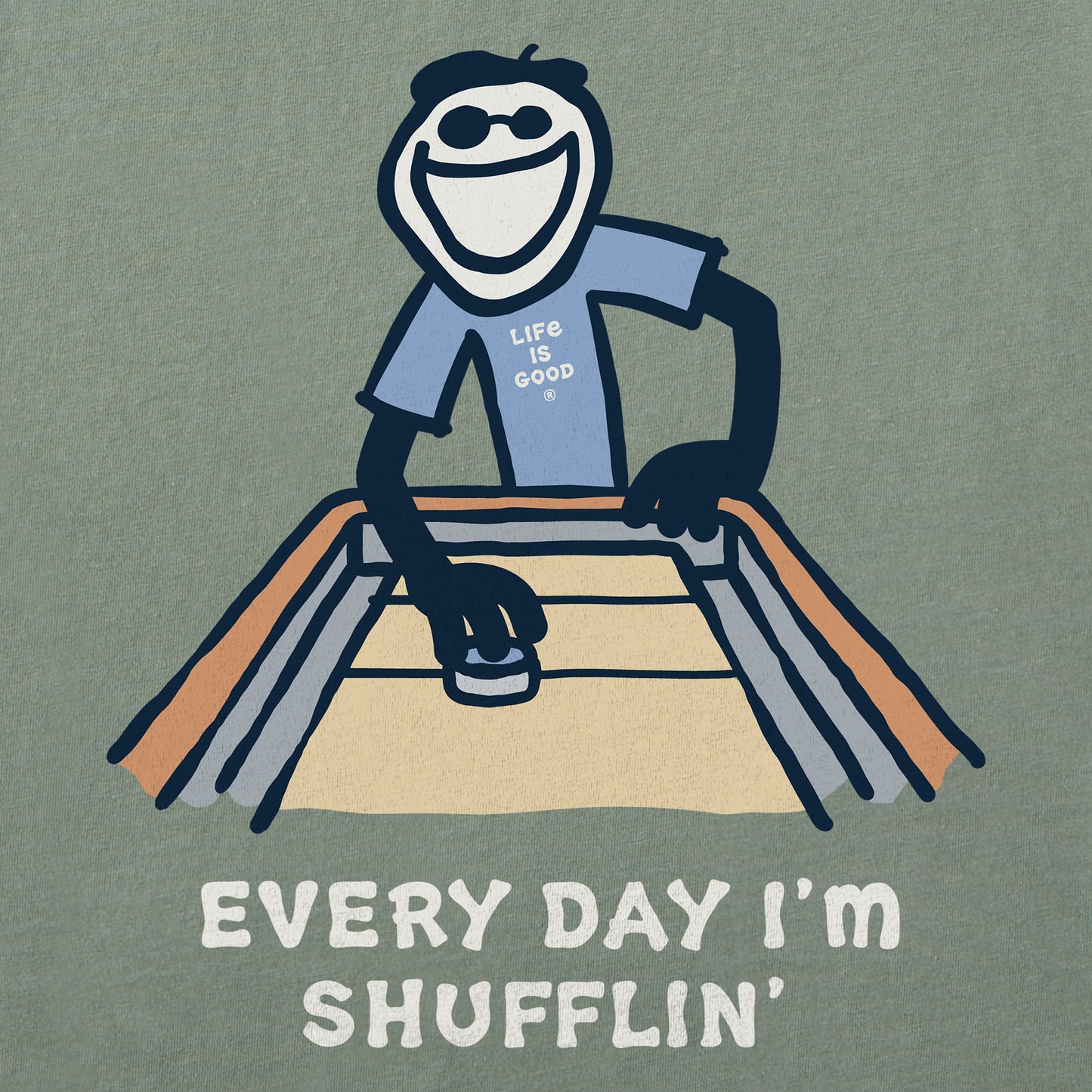 Men's Every Day I'm Shufflin' Short Sleeve Tee