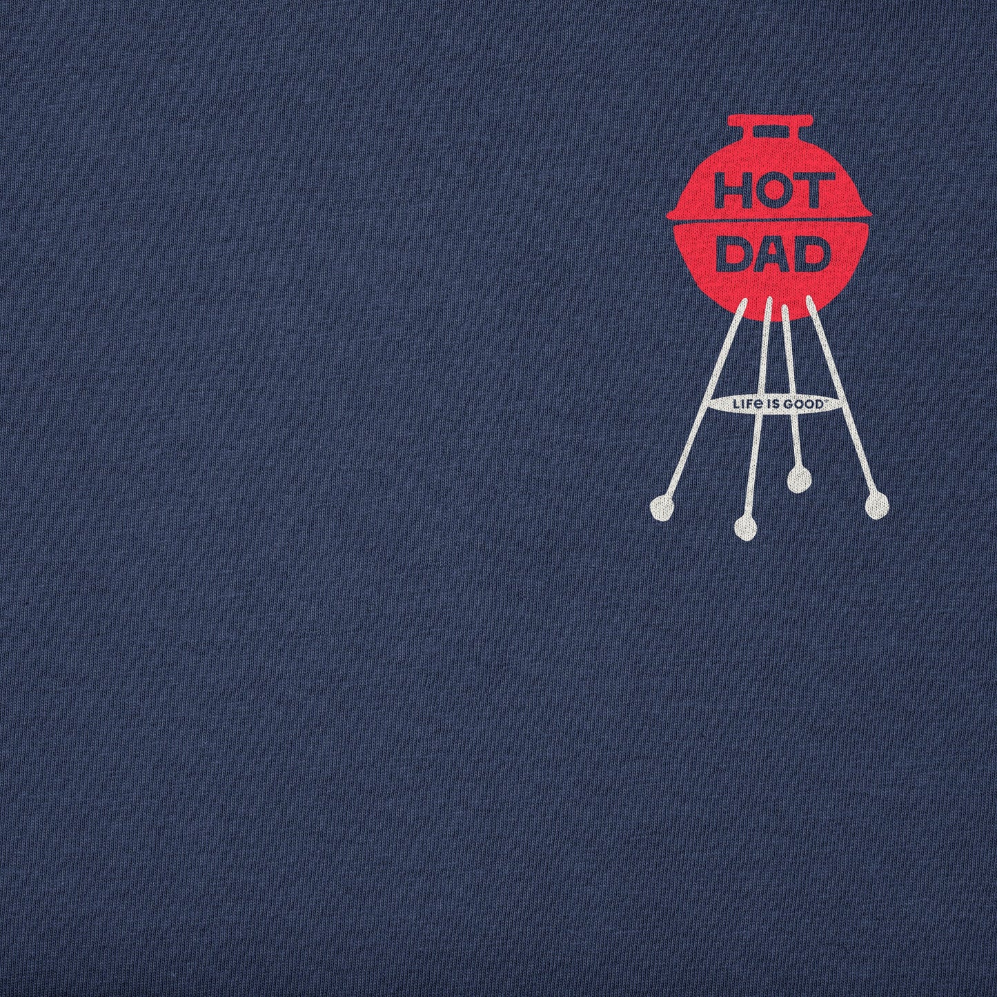 Men's Hot Dad Grill Short Sleeve Crusher Tee