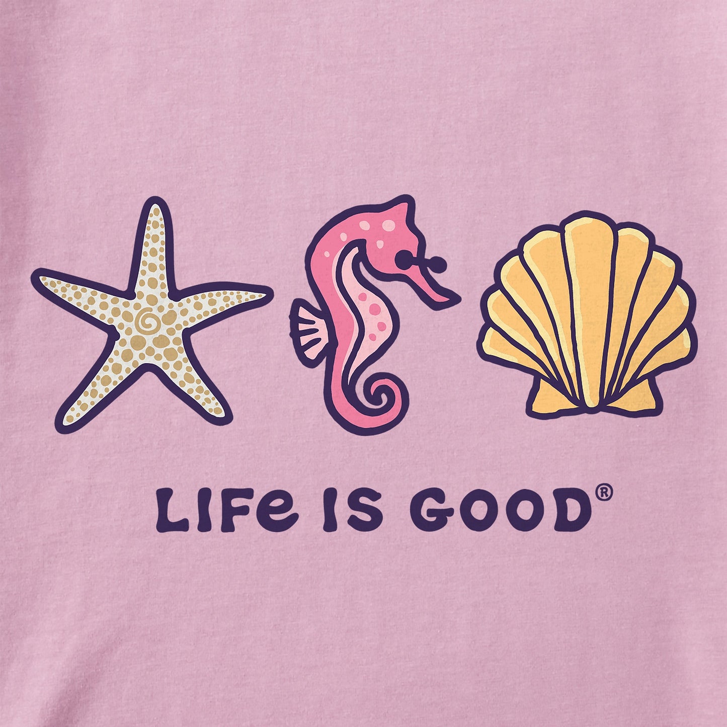 Toddler Sea Life Trio Short Sleeve Crusher Tee